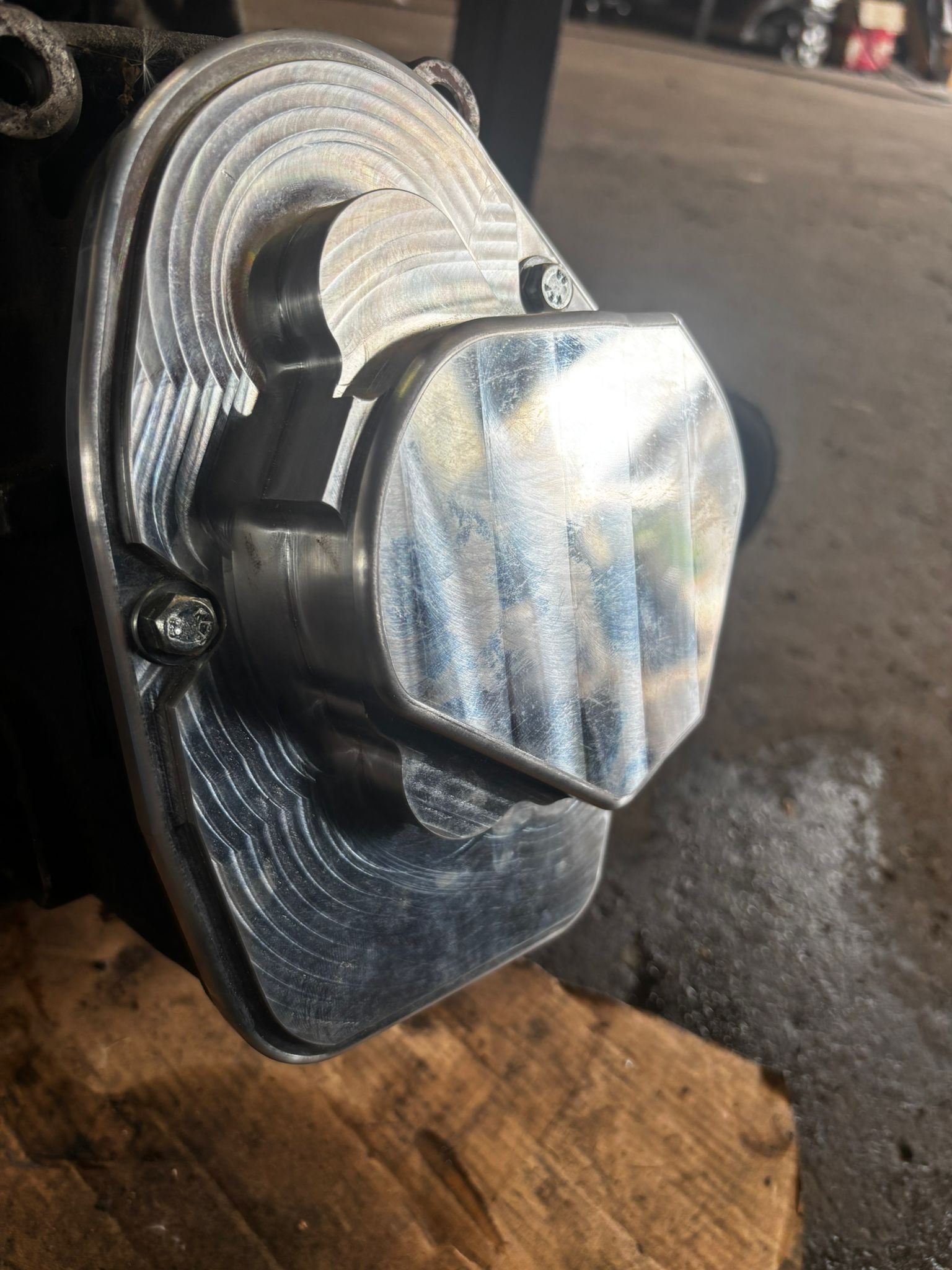 Getriebedeckel Abdeckung aus Aluminium für die 085 Getriebe Polo 5 Gang