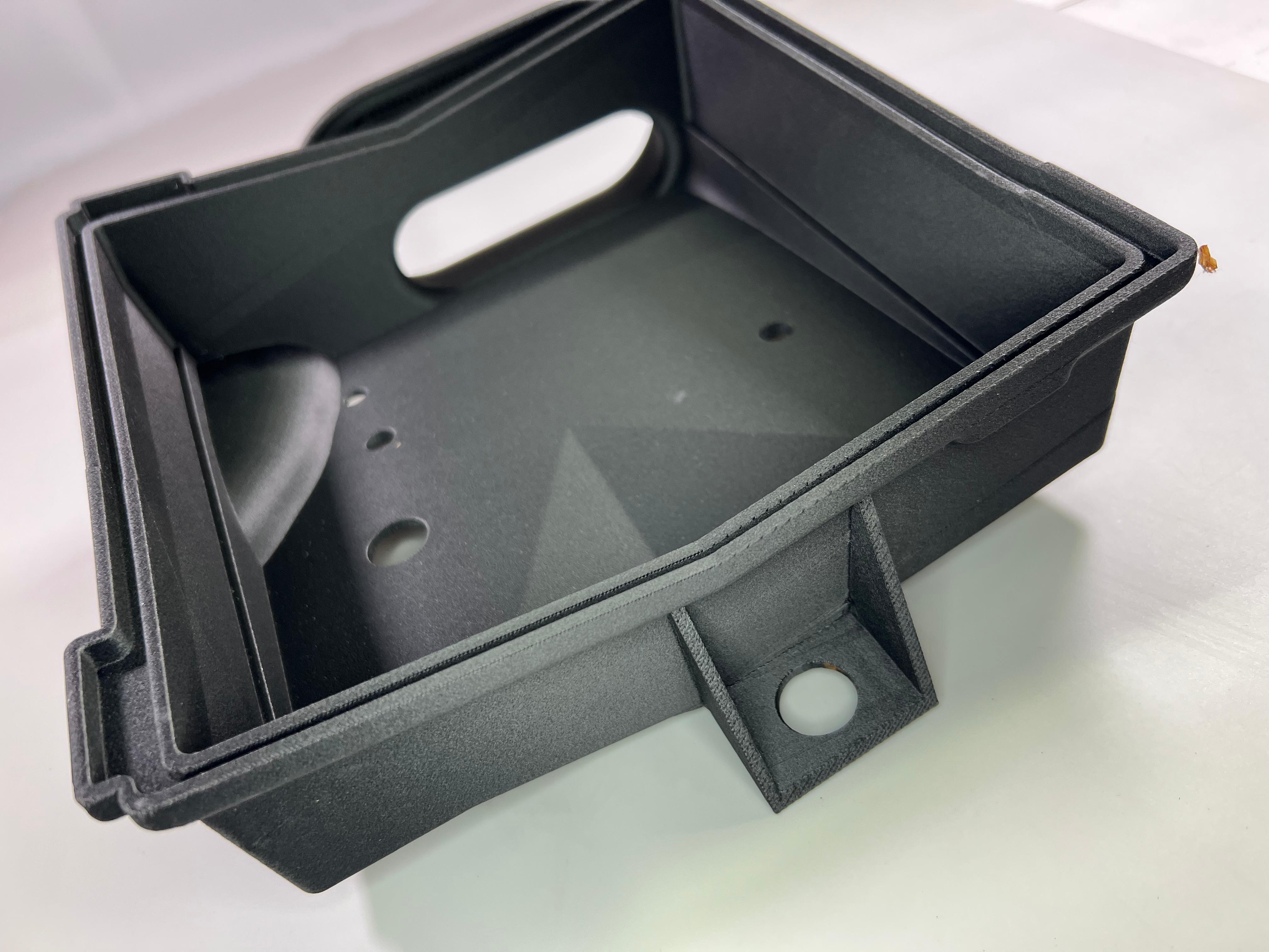 Ansaugtrichter groß mit Luftfilterkasten Unterteil Polo G40 in einem Teil
