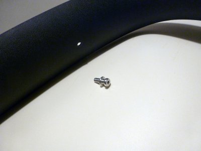 Aluminum fittings for rear parcel shelves.Golf 5, Golf 6, Audi A3 auch Sportback 8PA und A4, Seat Le
