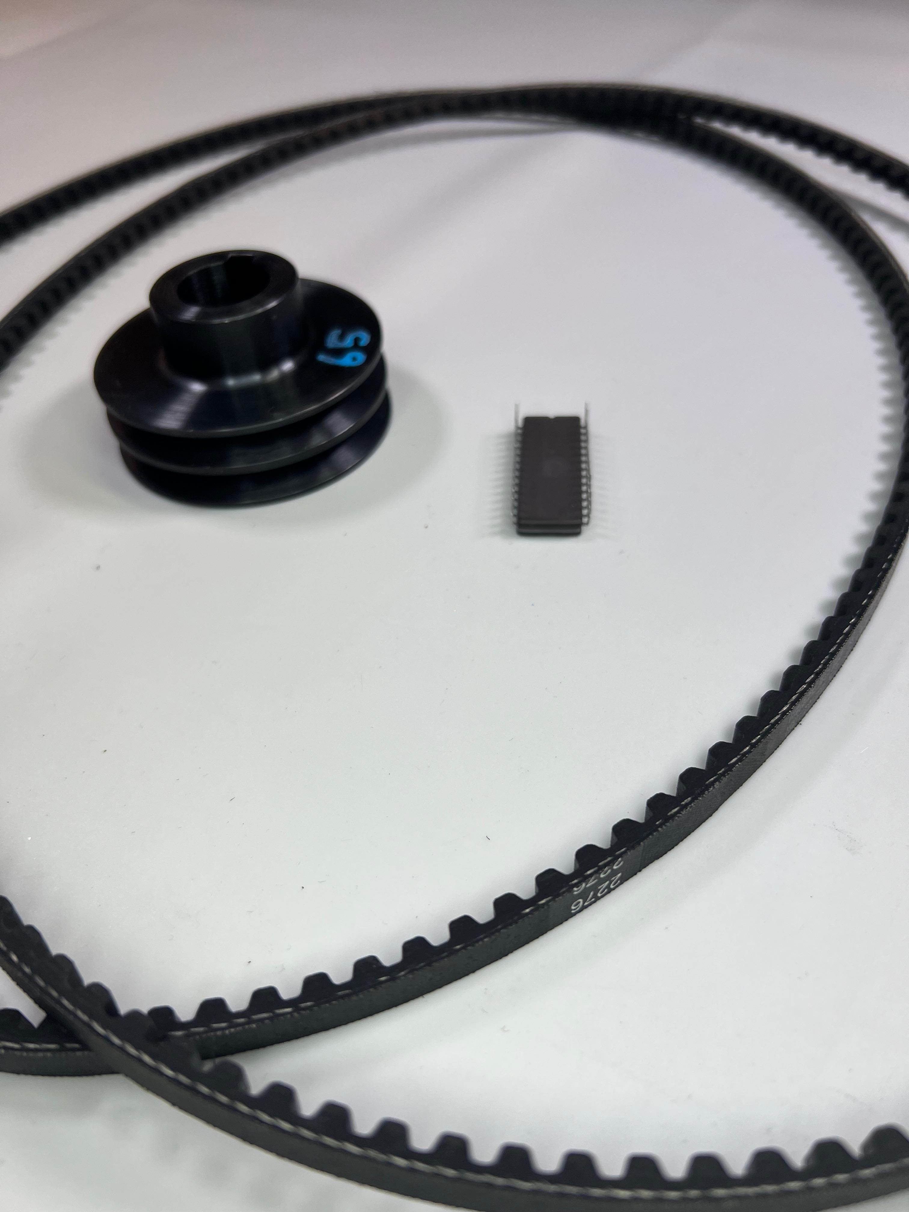 Chiptuning mit Laderrad, kürzere Keilriemen für Polo III G40 von Röttele Racing