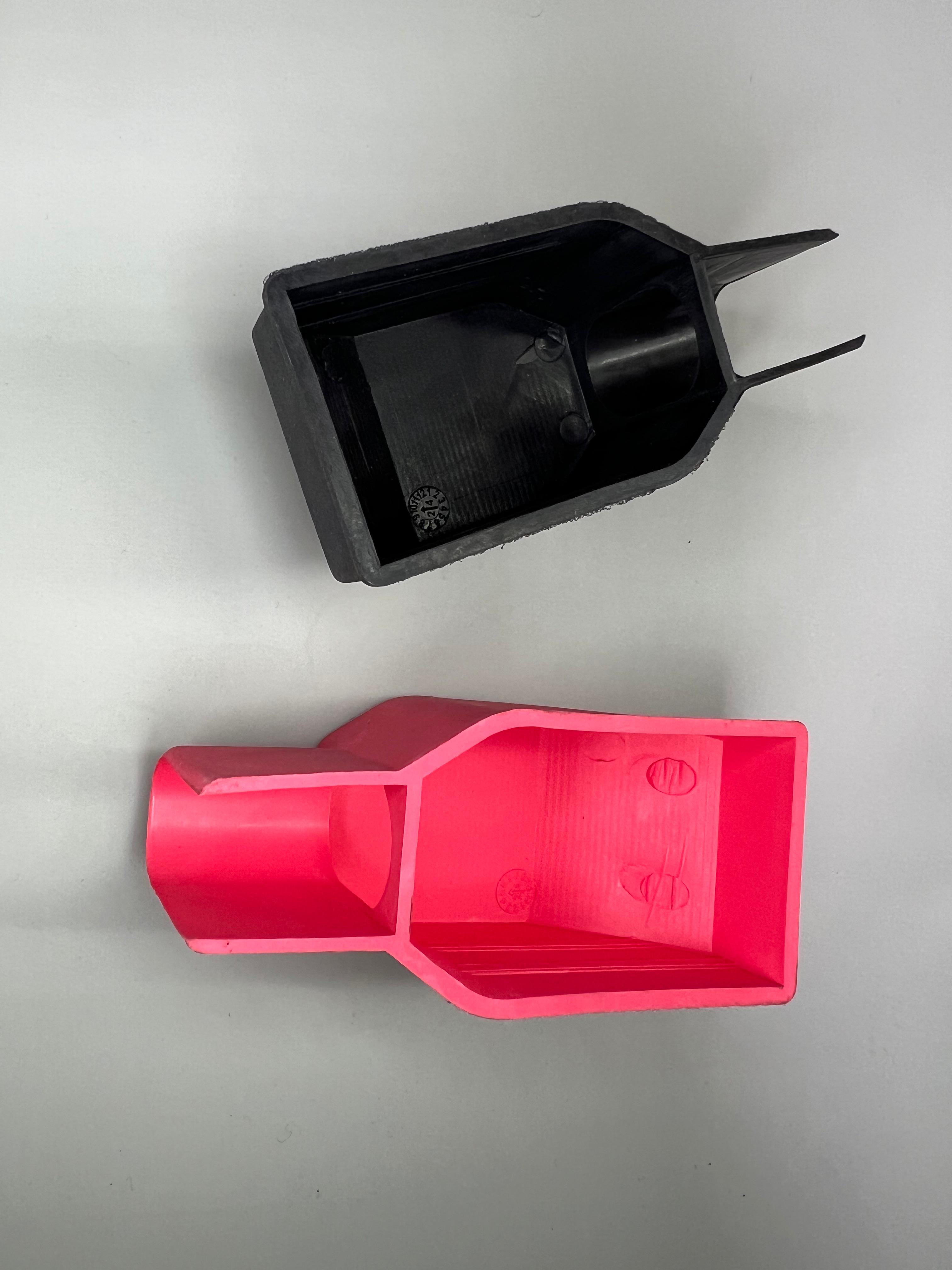 Abdeckung, Batteriepolklemme Schwarz und Rot für Plus und Minus Polklemmen