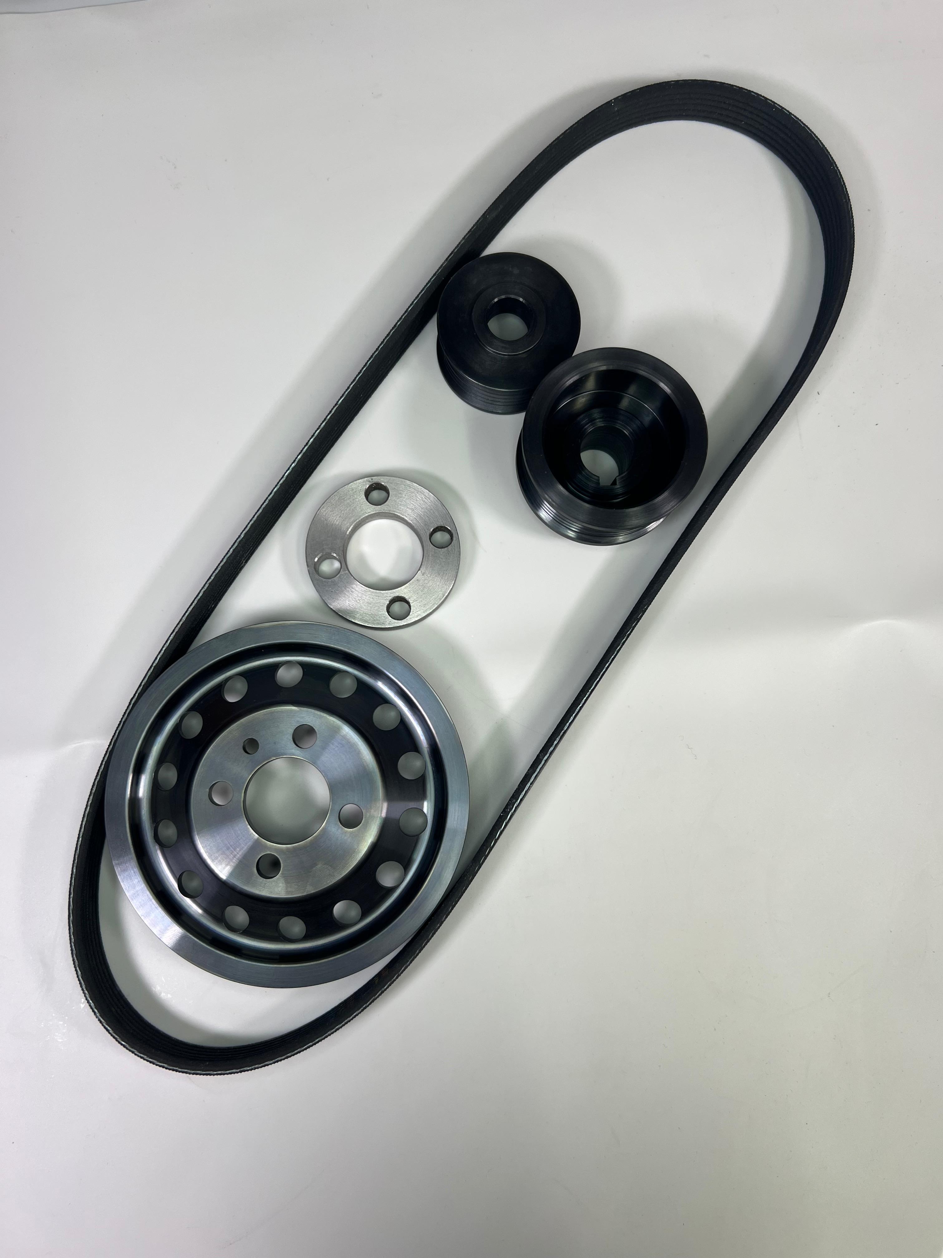 Riementrieb 6PK für G40 Lader im Polo mit wählbarem Laderrad