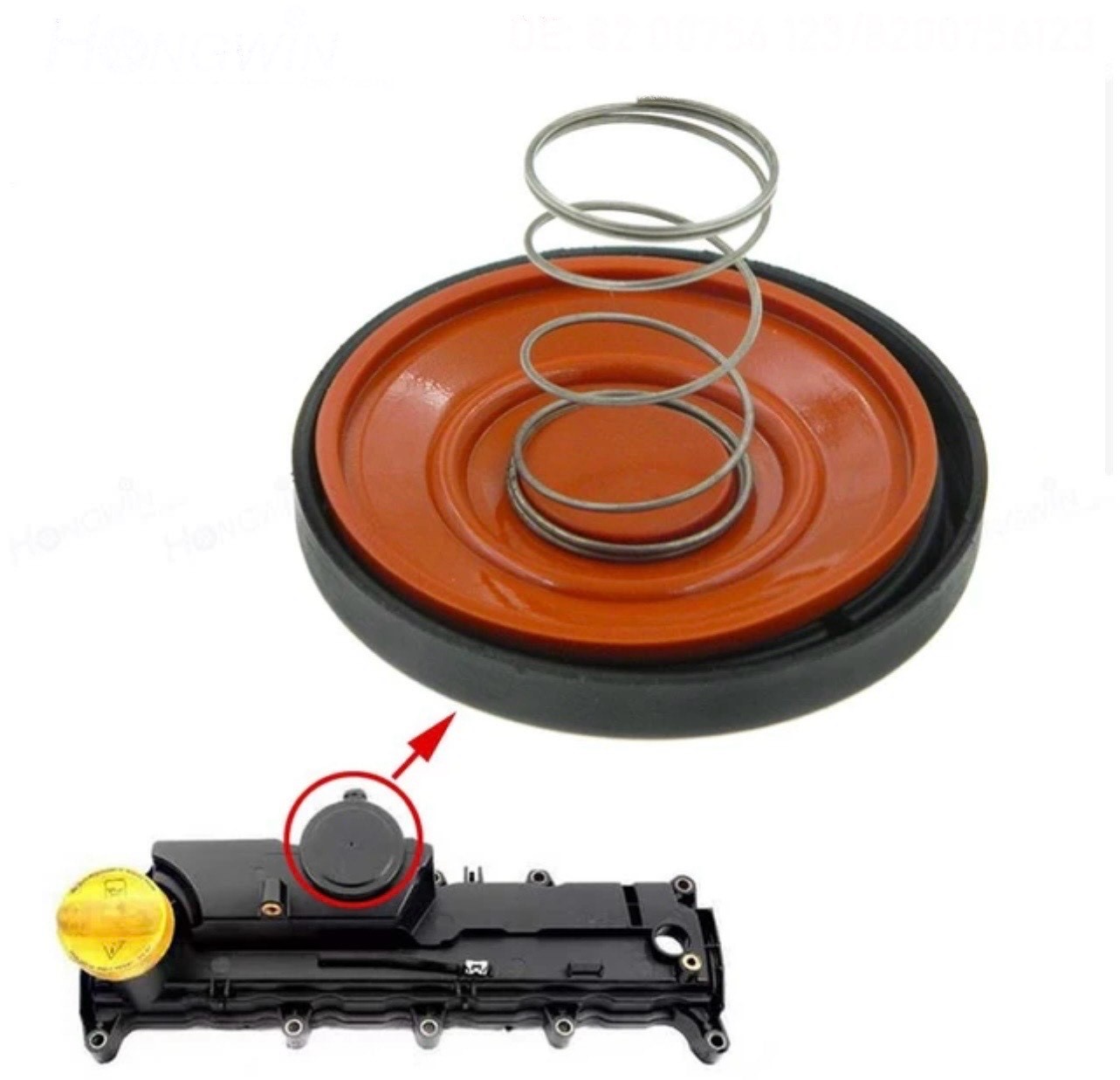 Ventil Abdeckung Reparatur Kit Ventil Kappe Mit Membran Für 1,5 DCI Nissan Kubistar Qashqai Renault