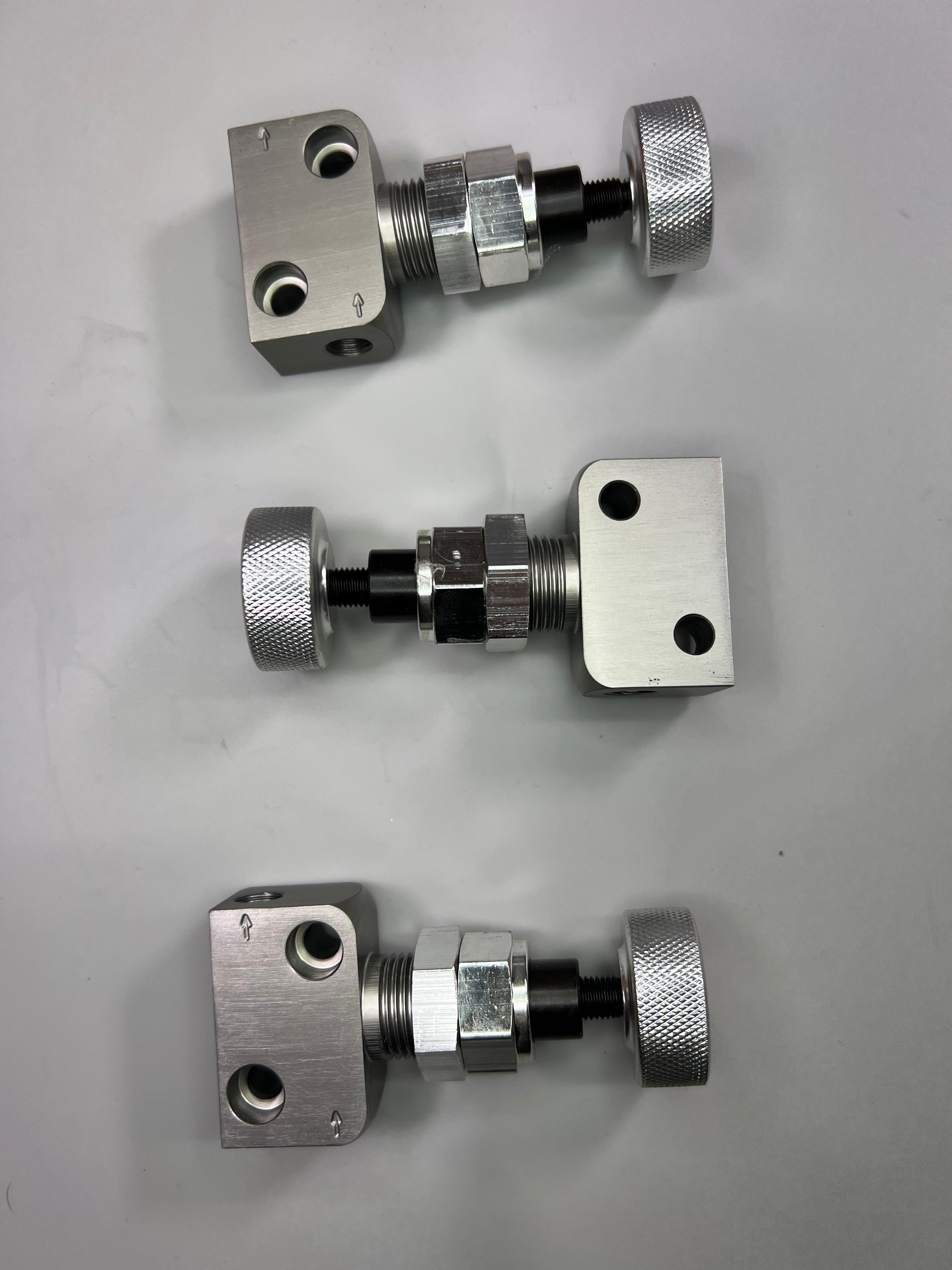 Bremskraftregler Einstellbares Ventile Ausführung mit Verstellschraube  M10x1,0 Gewindeanschluss