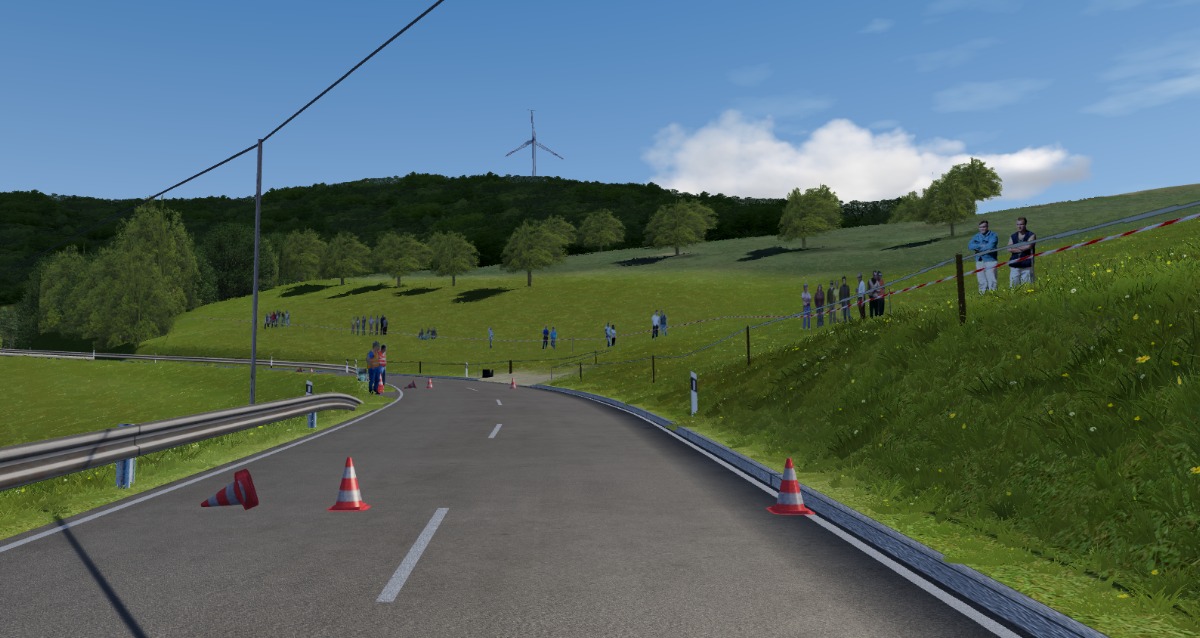 Rennstrecke Hintere Höfe Freiamt Rennsimulator eGaming Software für Assetto Corsa
