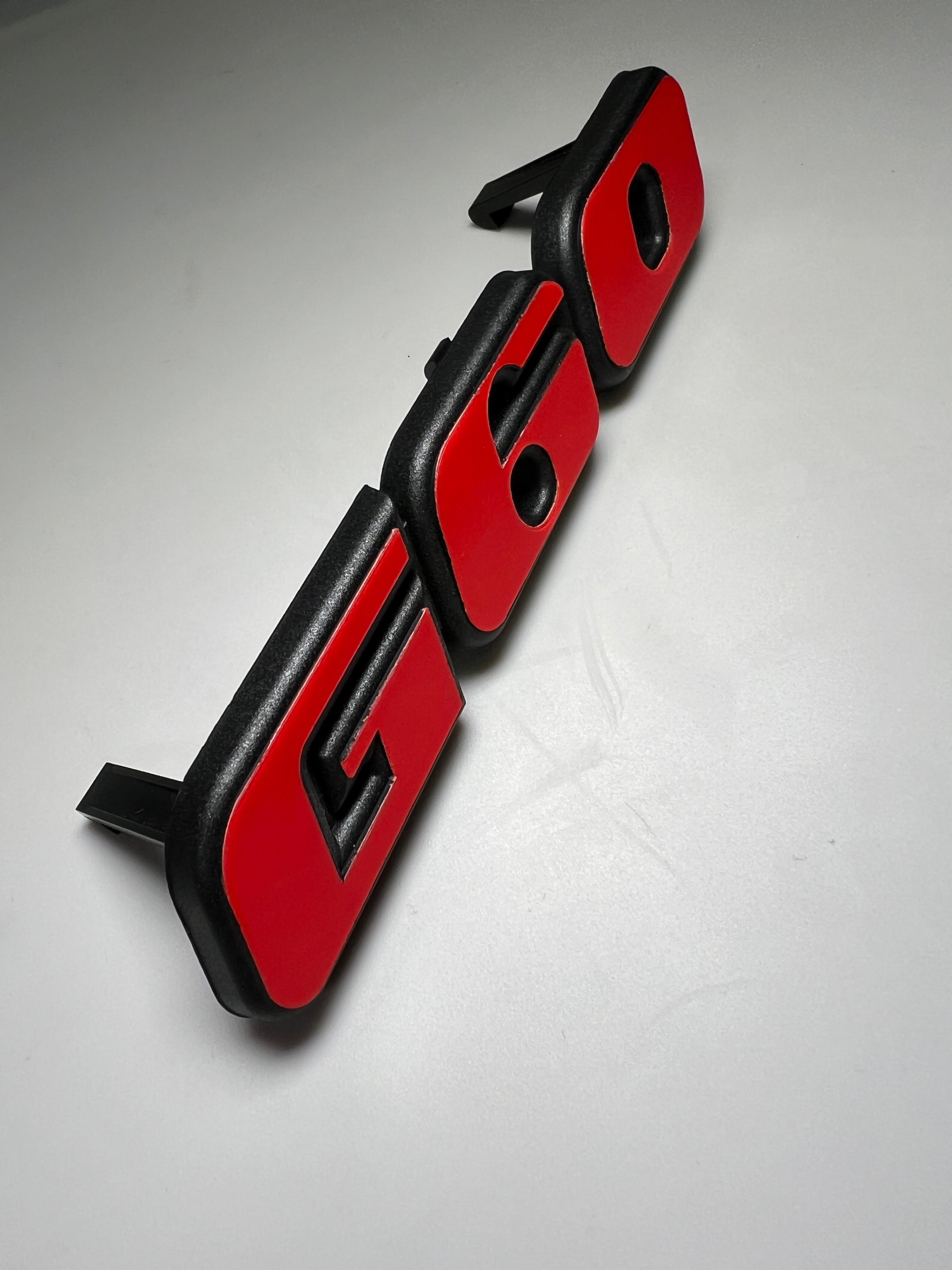 Emblem für den G60 Kühlergrill aus Kunststoff für Corrado und Passat