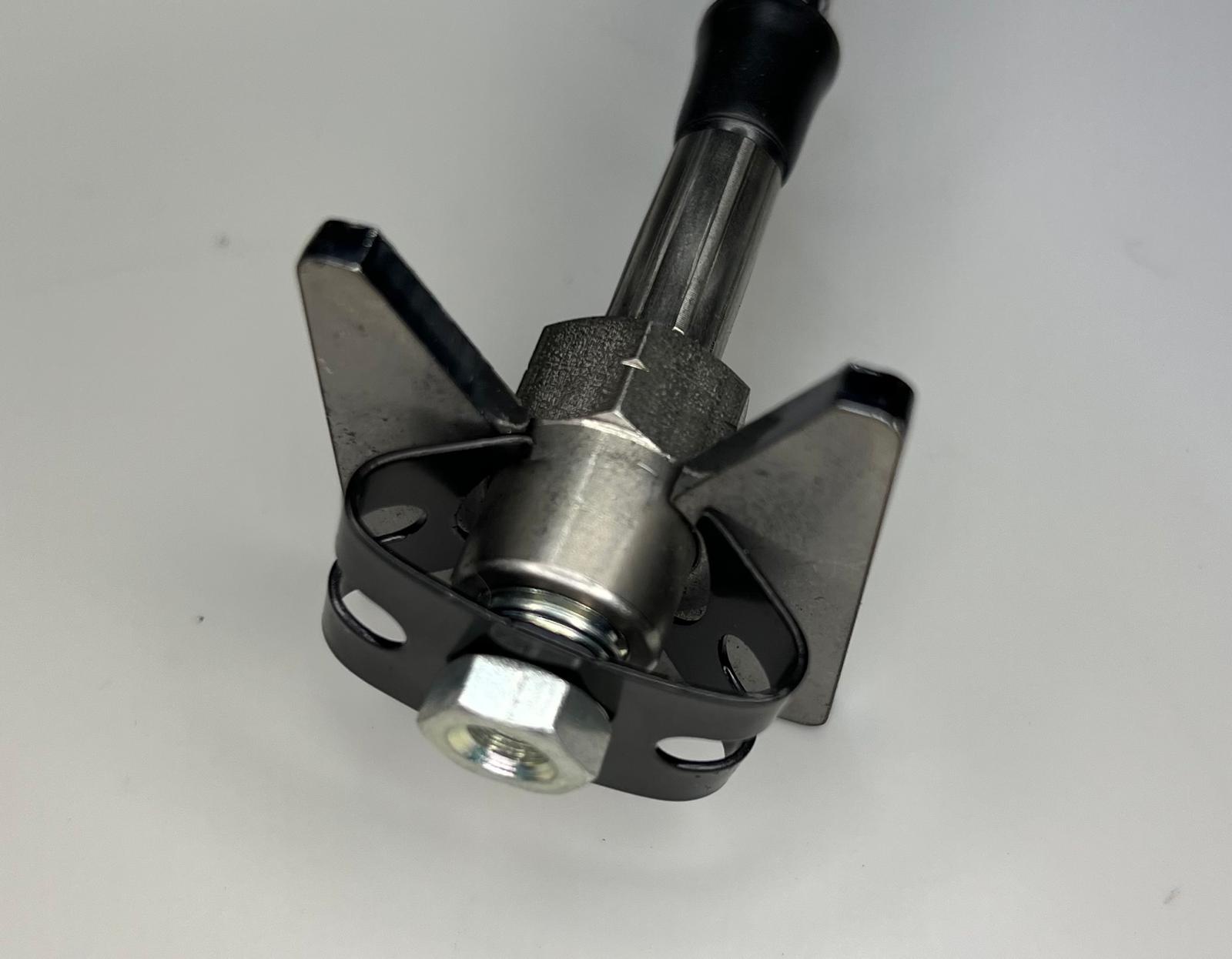 Halter für die Bremsschläuche zum anschweißen an der Hinterachse