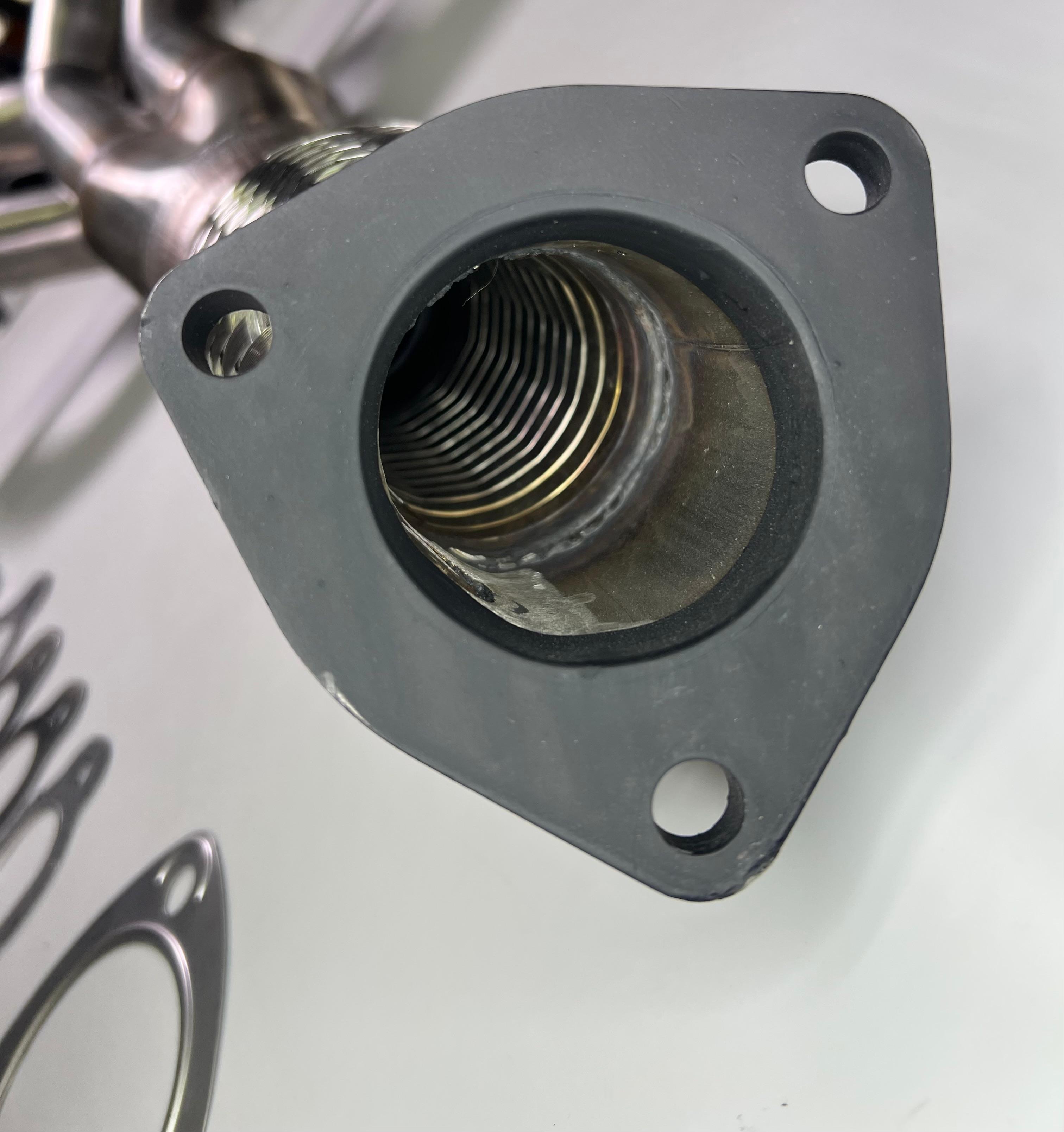 Fächerkrümmer von TeZet aus Edelstahl für VW G60 Golf und Corrado mit Teilegutachten für VW G60
