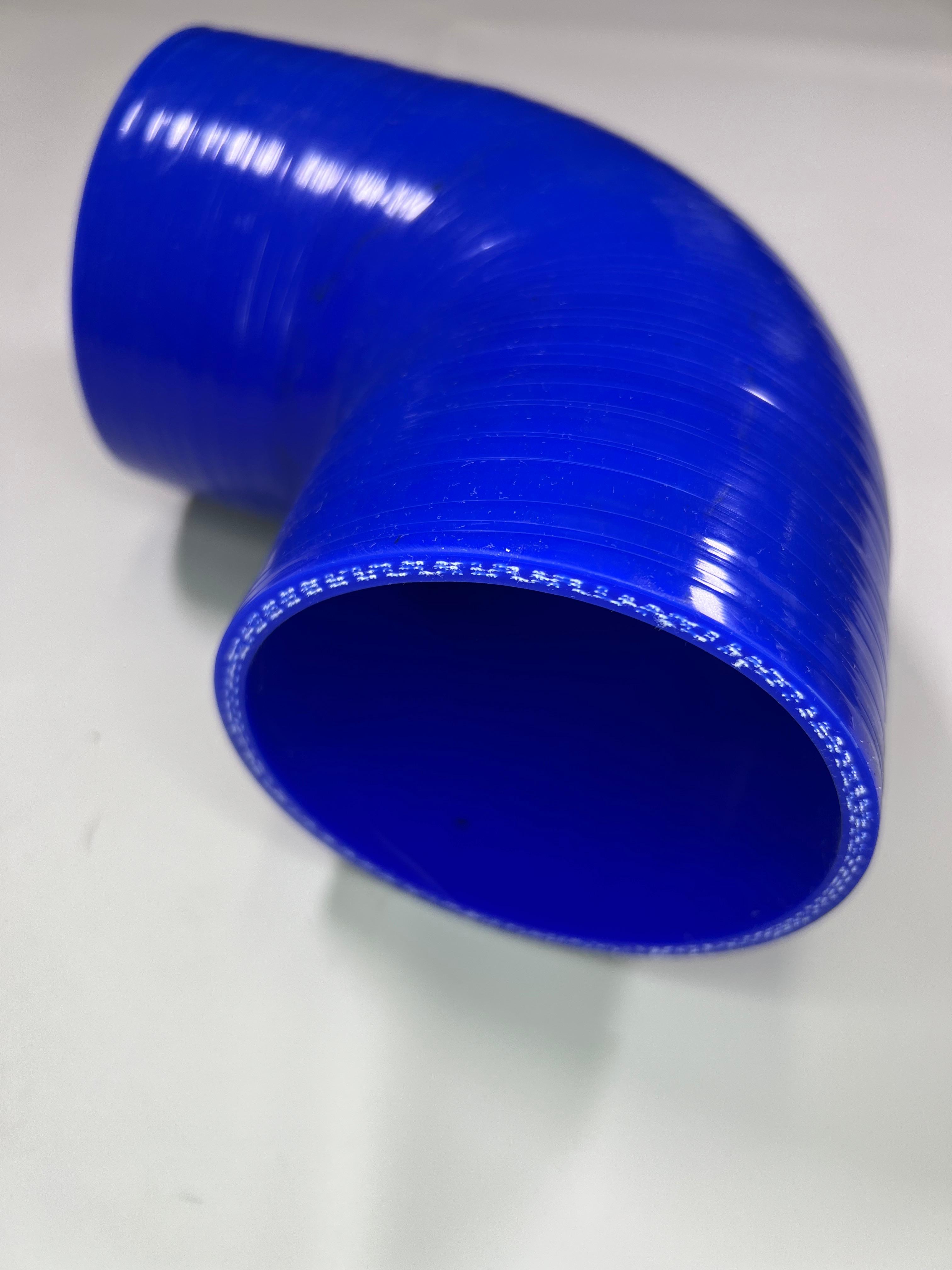 Ladedruckschlauch 90° aus Silikon 96 mm innen und 105mm außen