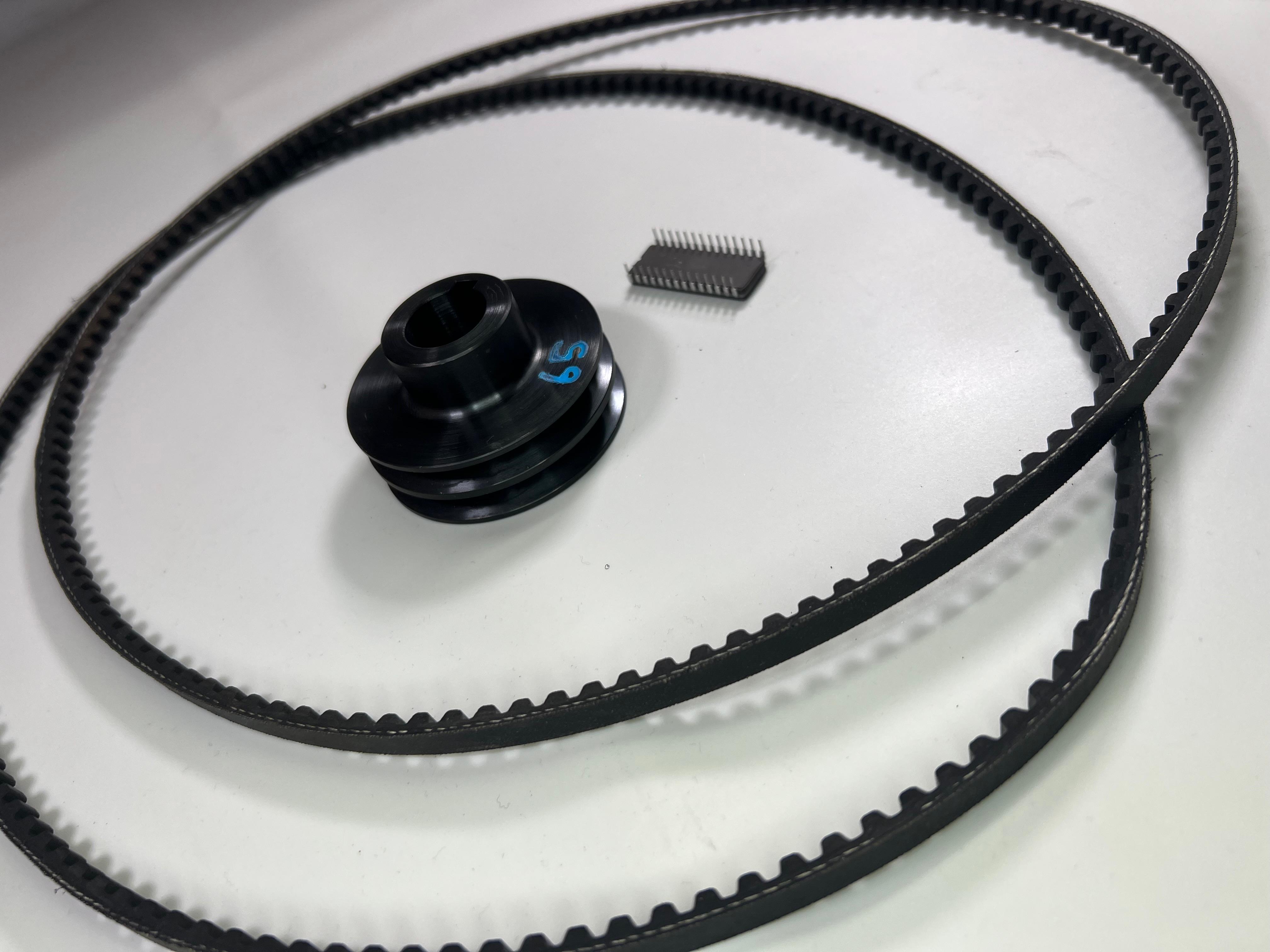 Chiptuning mit Laderrad, kürzere Keilriemen für Polo III G40 von Röttele Racing