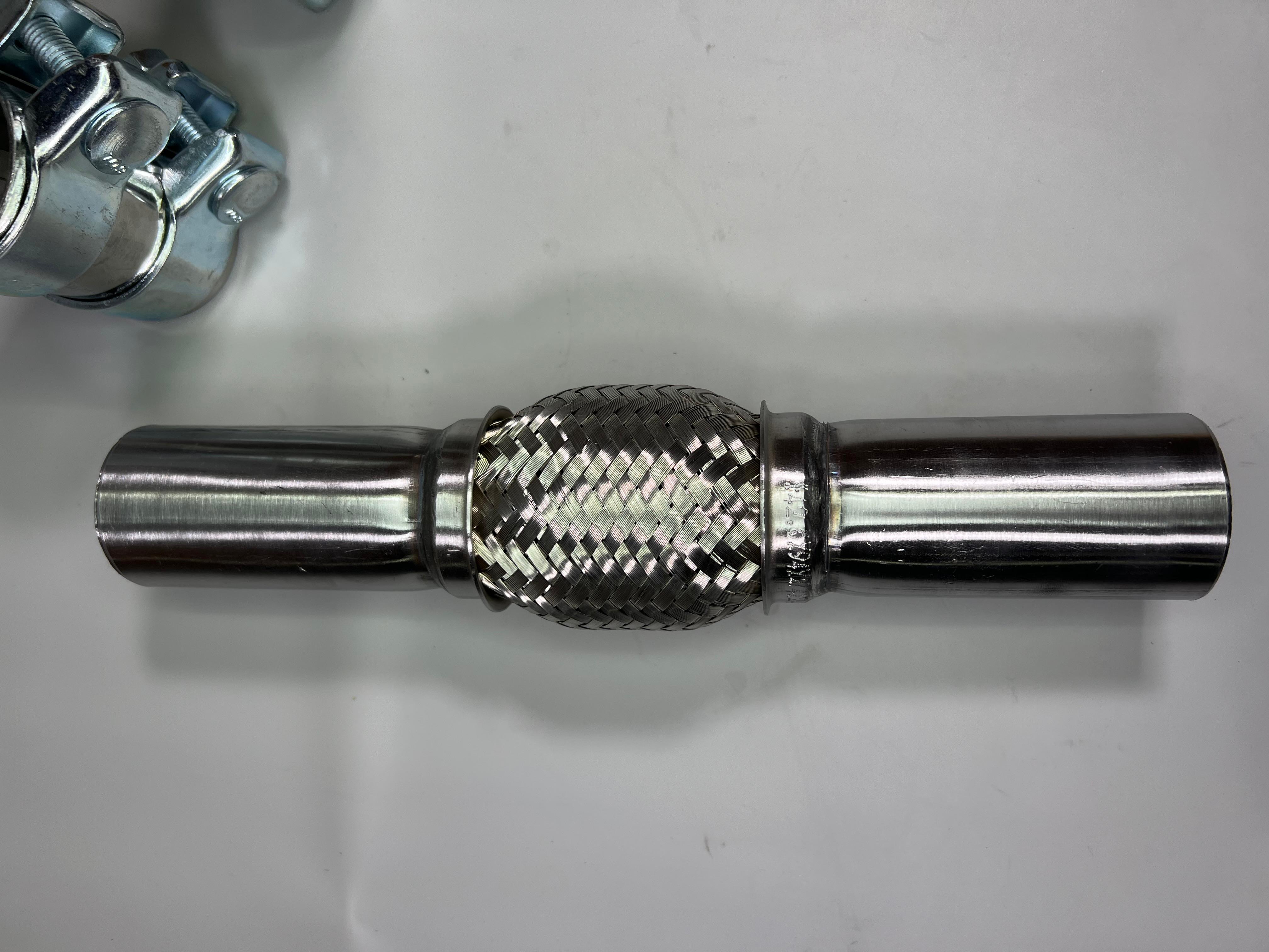 Flexrohr mit zwei Doppelschellen für den Polo G40 original Auspuff