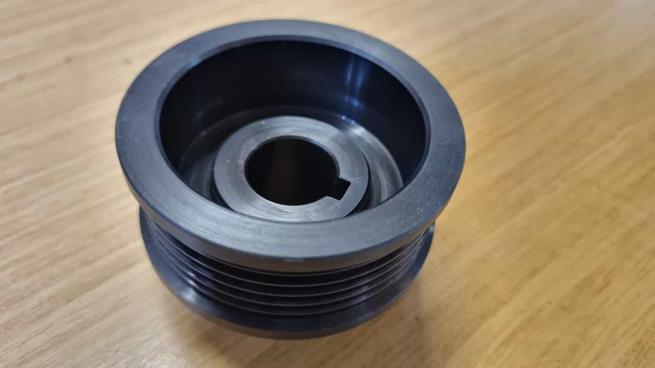 Laderrad Laderräder Rad Laderräder 6PK Laderrad für G40 Lader mit 6PK Riementrieb Stahl