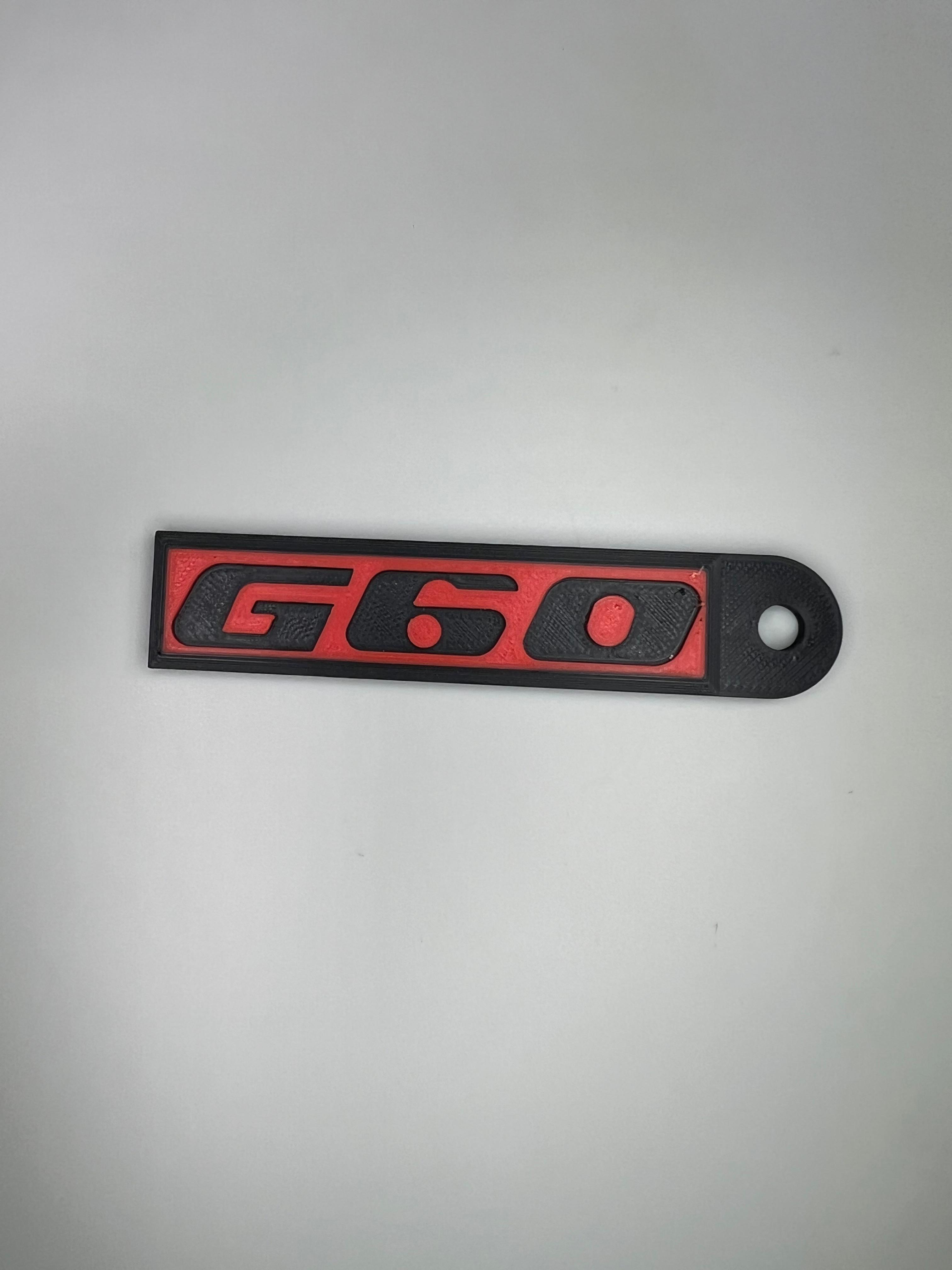 Schlüsselanhänger mit G60 Emblem