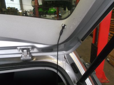 Aluminum fittings for rear parcel shelves.Golf 5, Golf 6, Audi A3 auch Sportback 8PA und A4, Seat Le