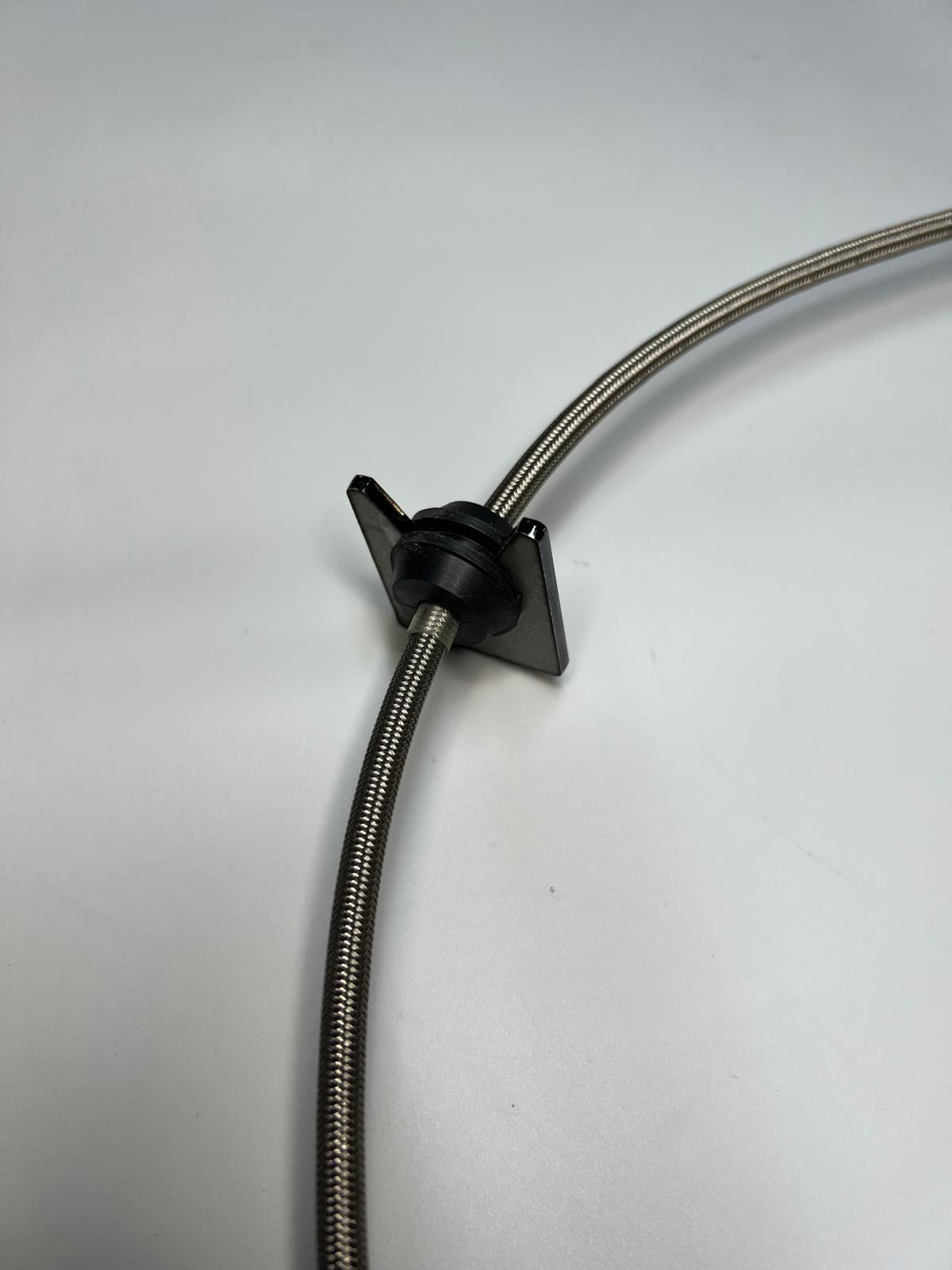 Halter für die Bremsschläuche zum anschweißen an der Hinterachse