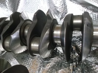 Kurbelwelle Polo 59,0mm Hub ,erleichtert, gereinigt und gewuchtet