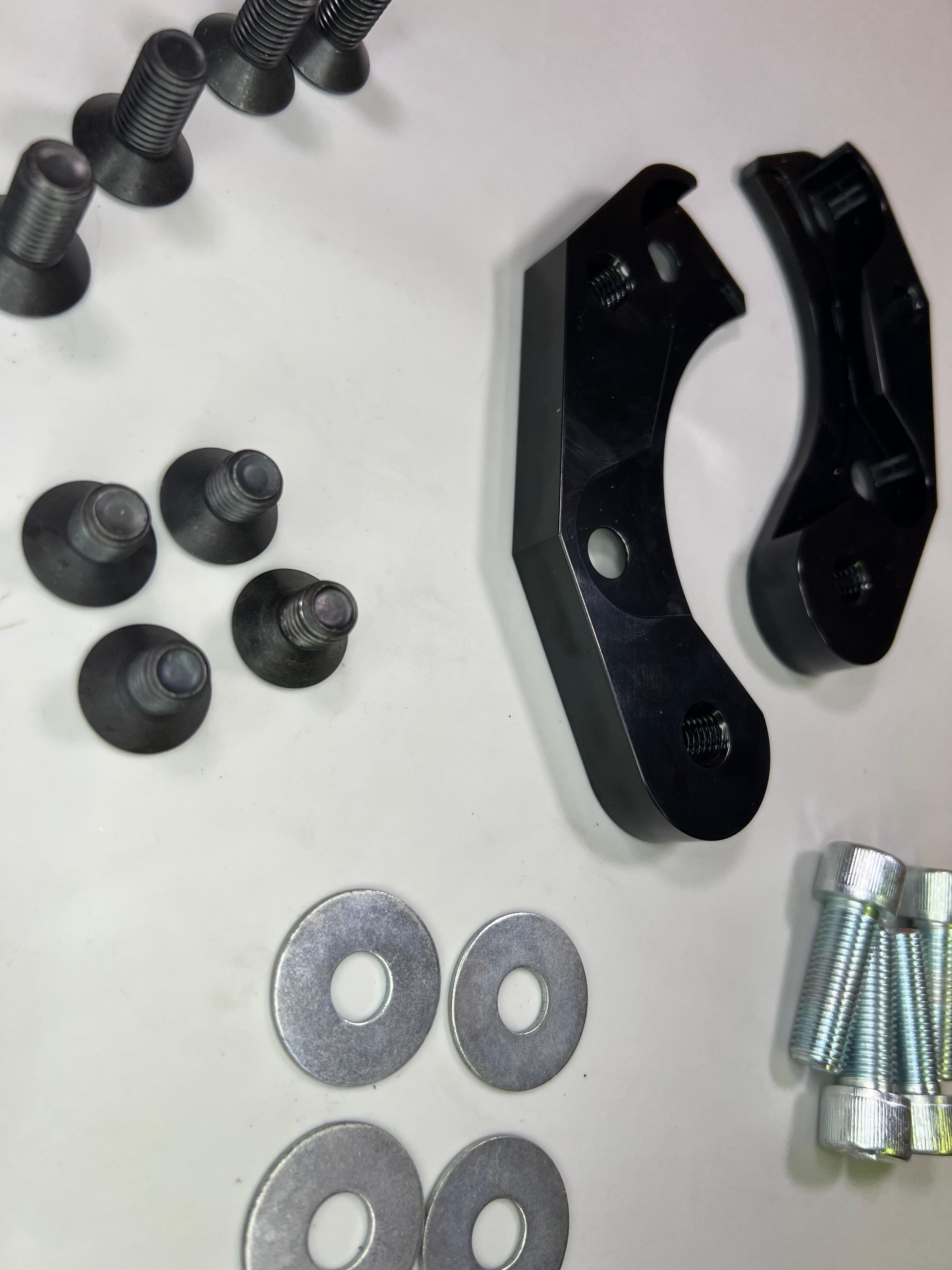 Bremssatteladapter für alle Golf 1 Caddy und Polo I bis III mit G60 oder 16V Bremssättel