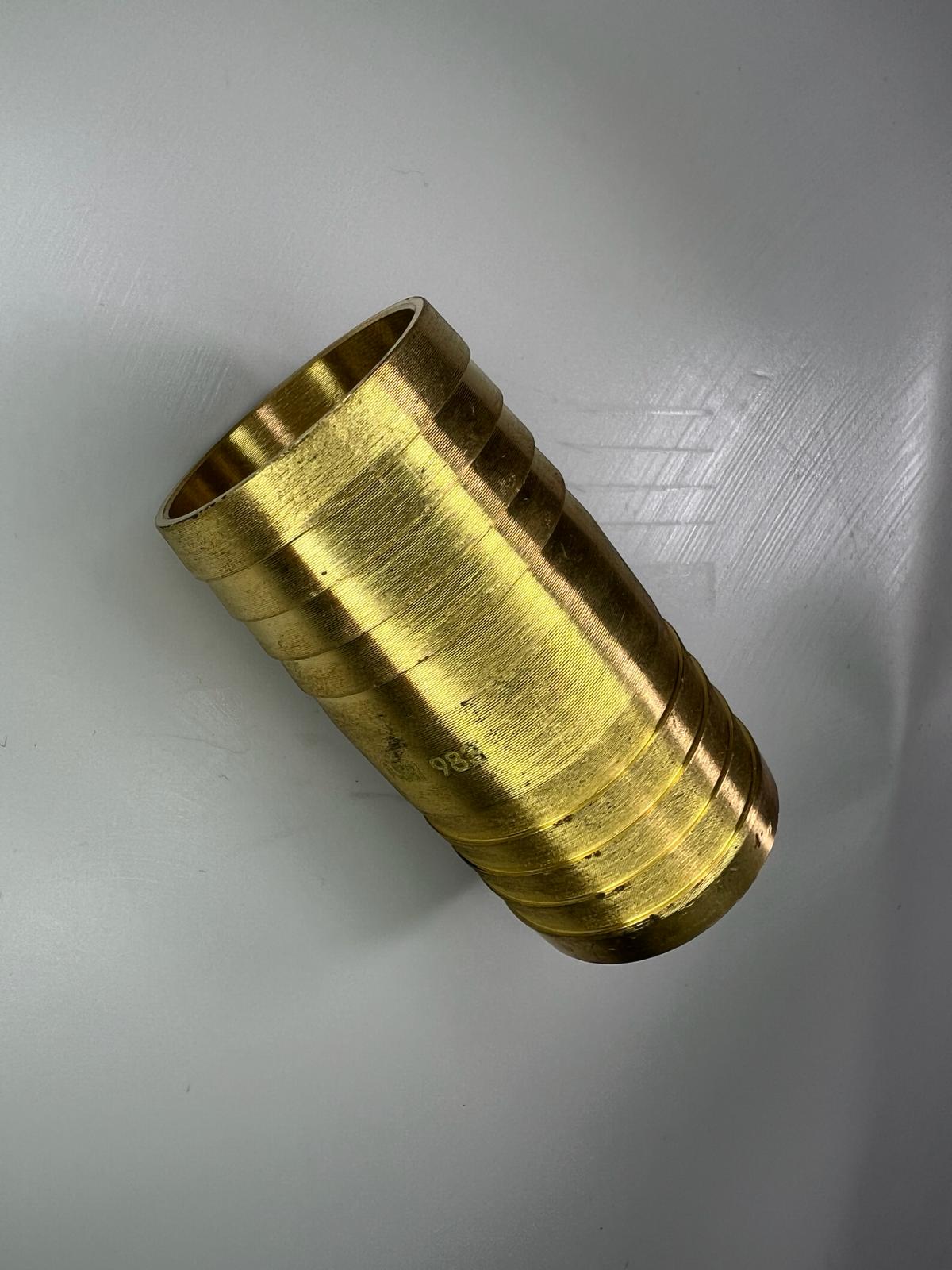 Wasserschlauch Verbindungsstück Schlauch Verbinder 32mm aus Metall Pressmessing