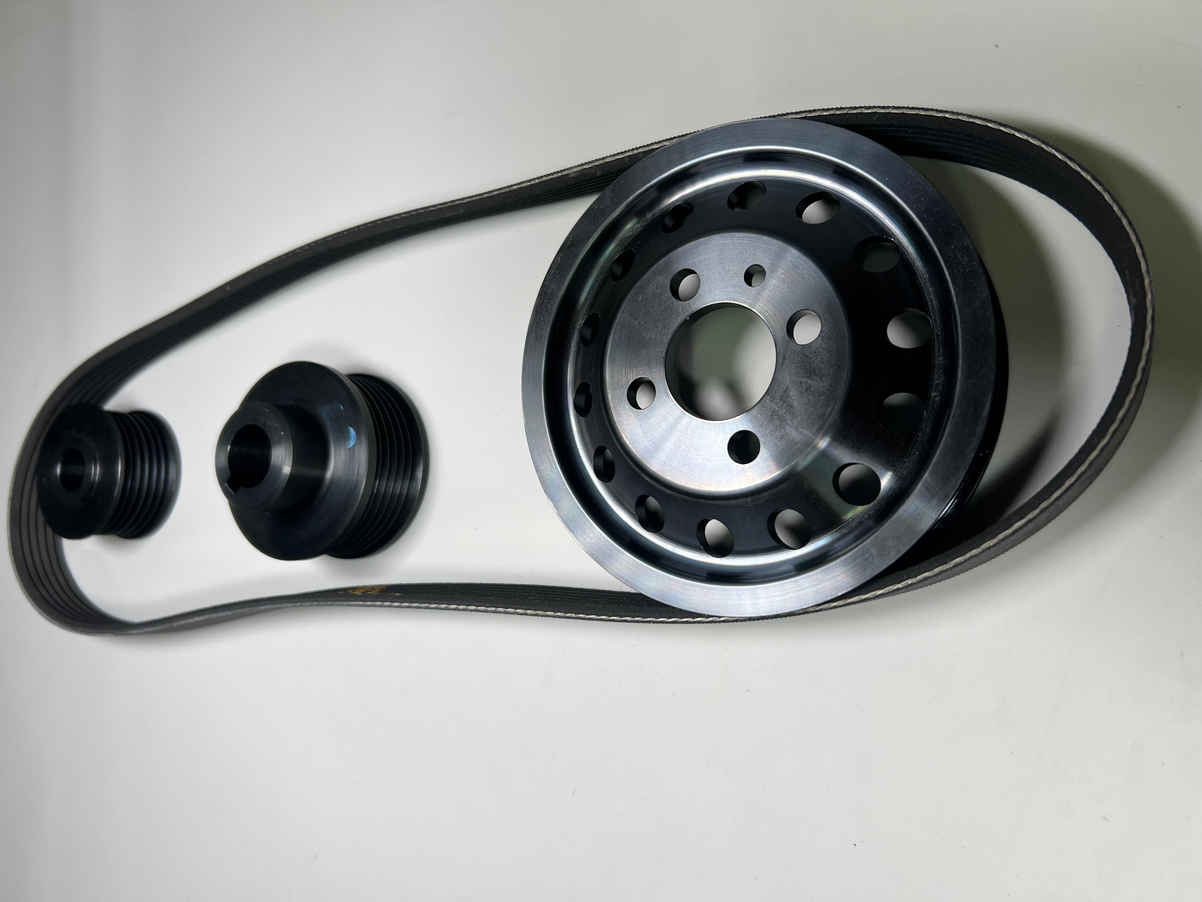 Riementrieb 6PK mit Chip und 65er Laderrad für Polo G40 Motoren