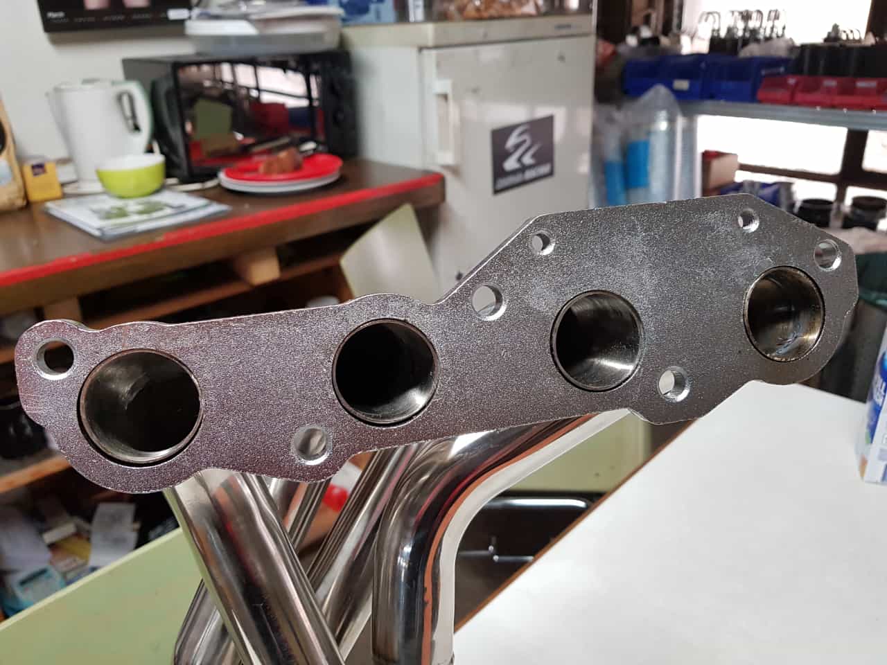 Fächerkrümmer Edelstahl Motorsport für Polo außer Polo G40