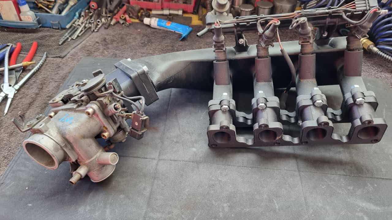 Kunststoff Ansaugrohr für Polo G40 Motoren mit Turbolader oder G60 Lader, auf Wunsch mit G40 / G60 /
