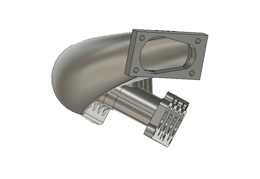 Kunststoff Ansaugrohr für Polo G40 Motoren mit Turbolader oder G60 Lader, auf Wunsch mit G40 / G60 /