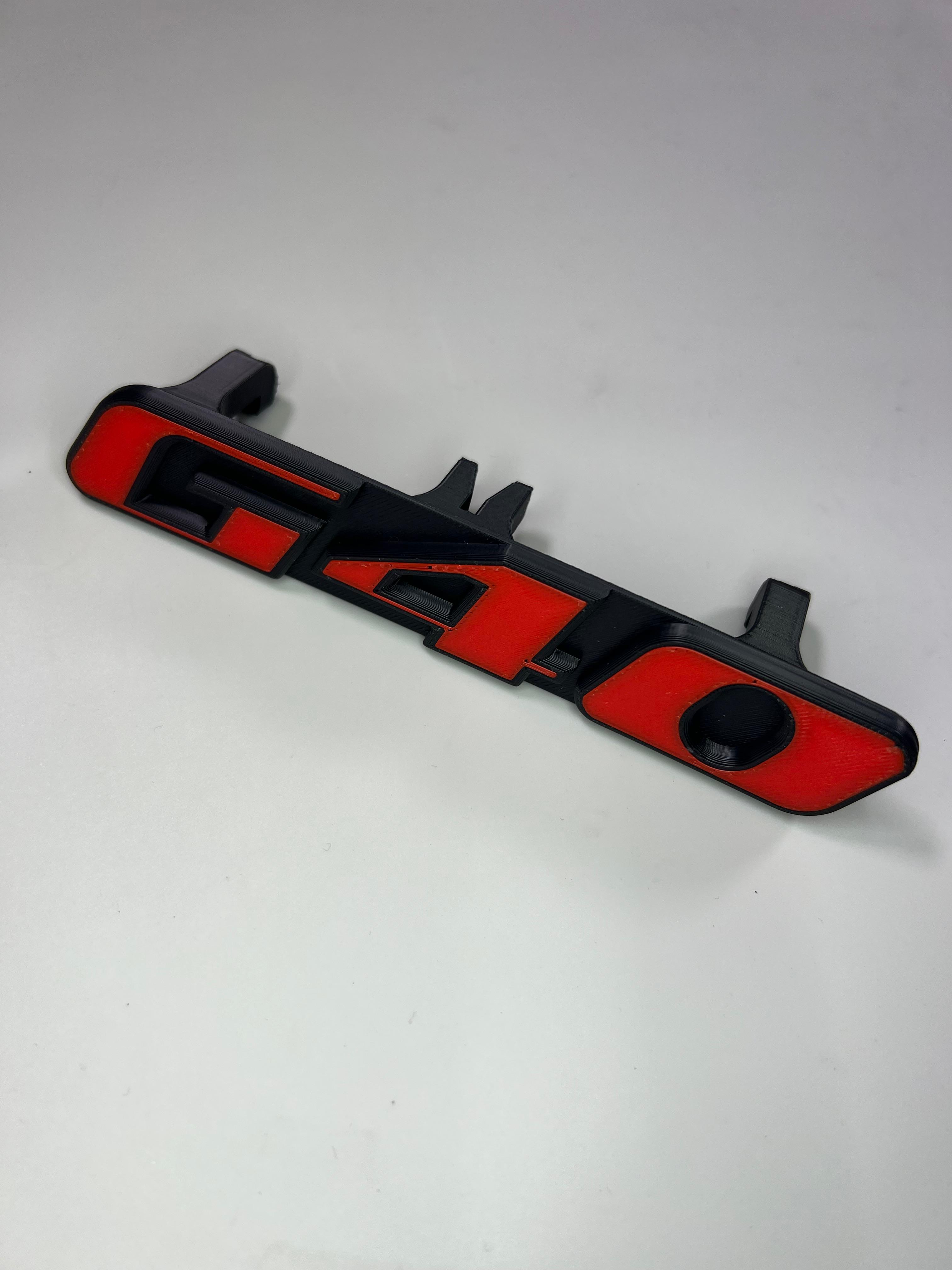 Emblem für den Polo G40 Kühlergrill aus Kunststoff