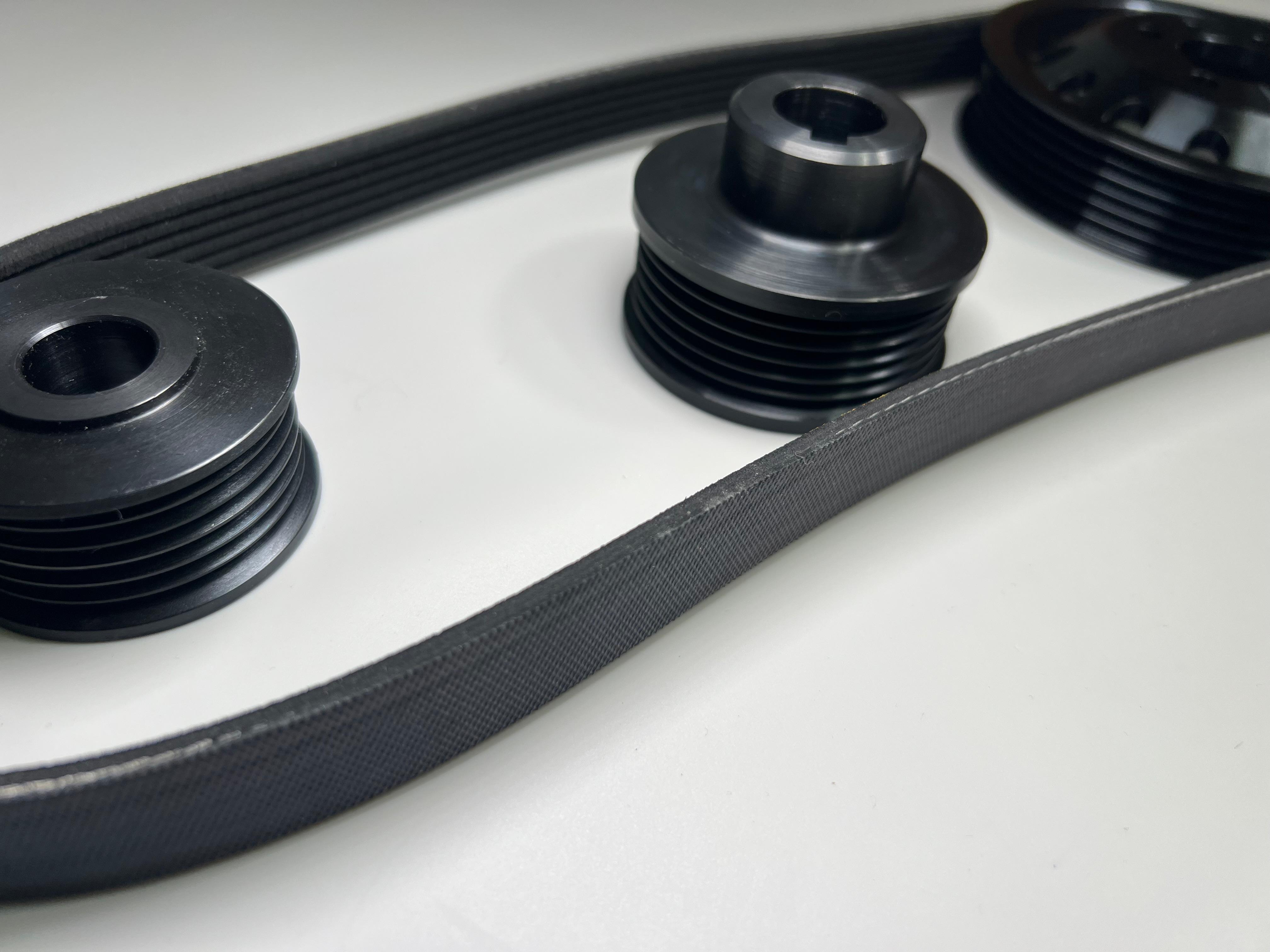 Riementrieb 6PK mit Chip und 65er Laderrad für Polo G40 Motoren