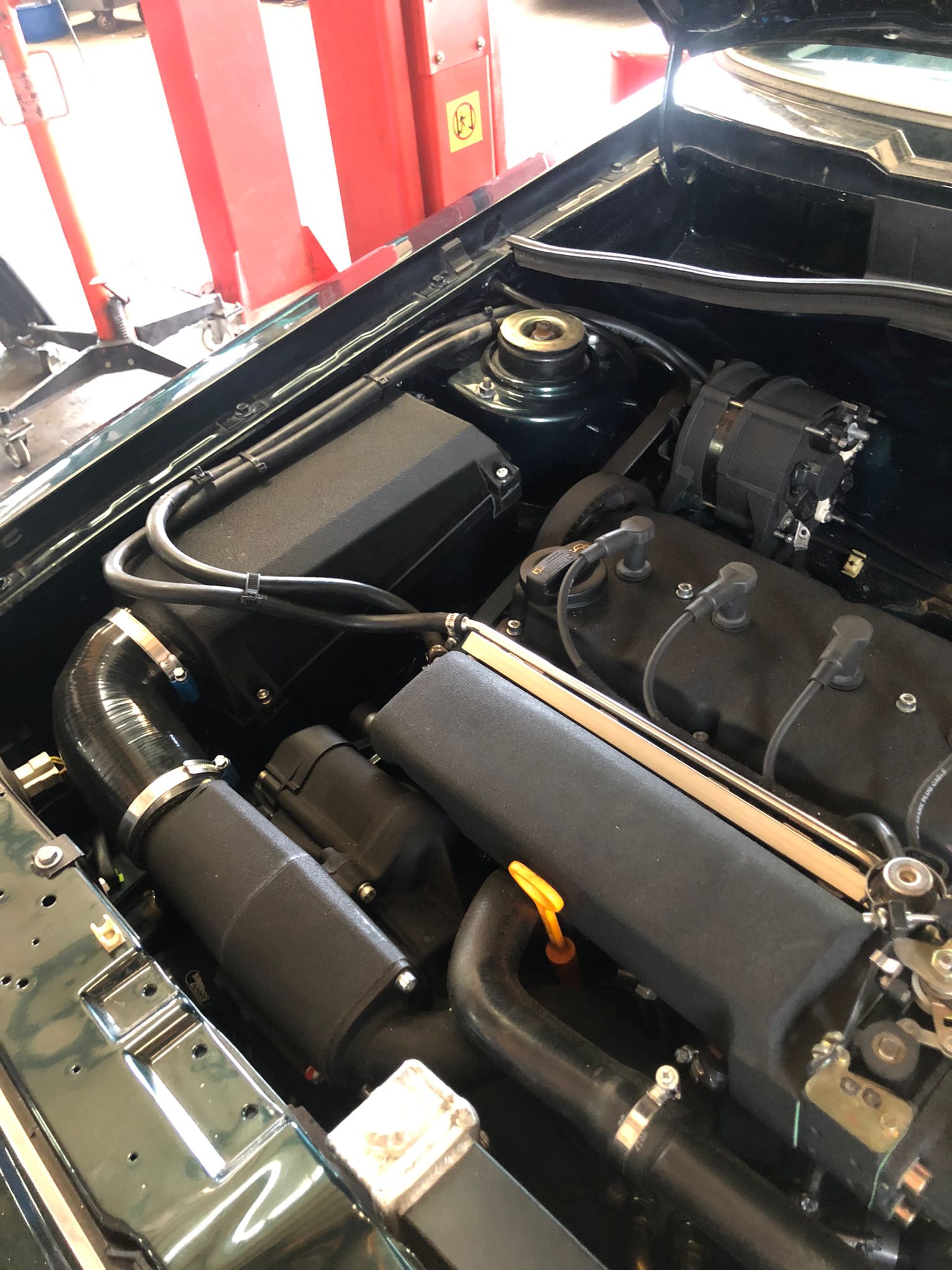Luftfilterkasten Oberteil mit 70mm Anschluss und Unterteil für Golf I oder Scirocco mit 16VG60 Motor