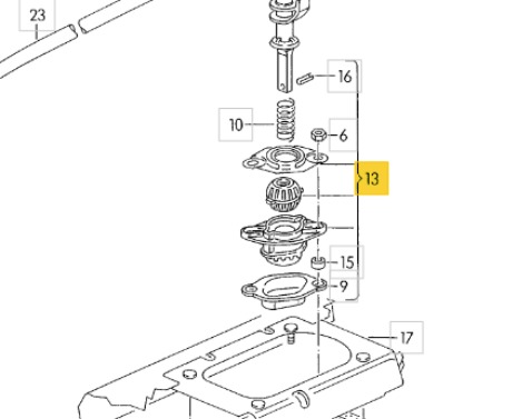 Schaltbetätigung Schalthebel Reparatursatz für Polo II und III
