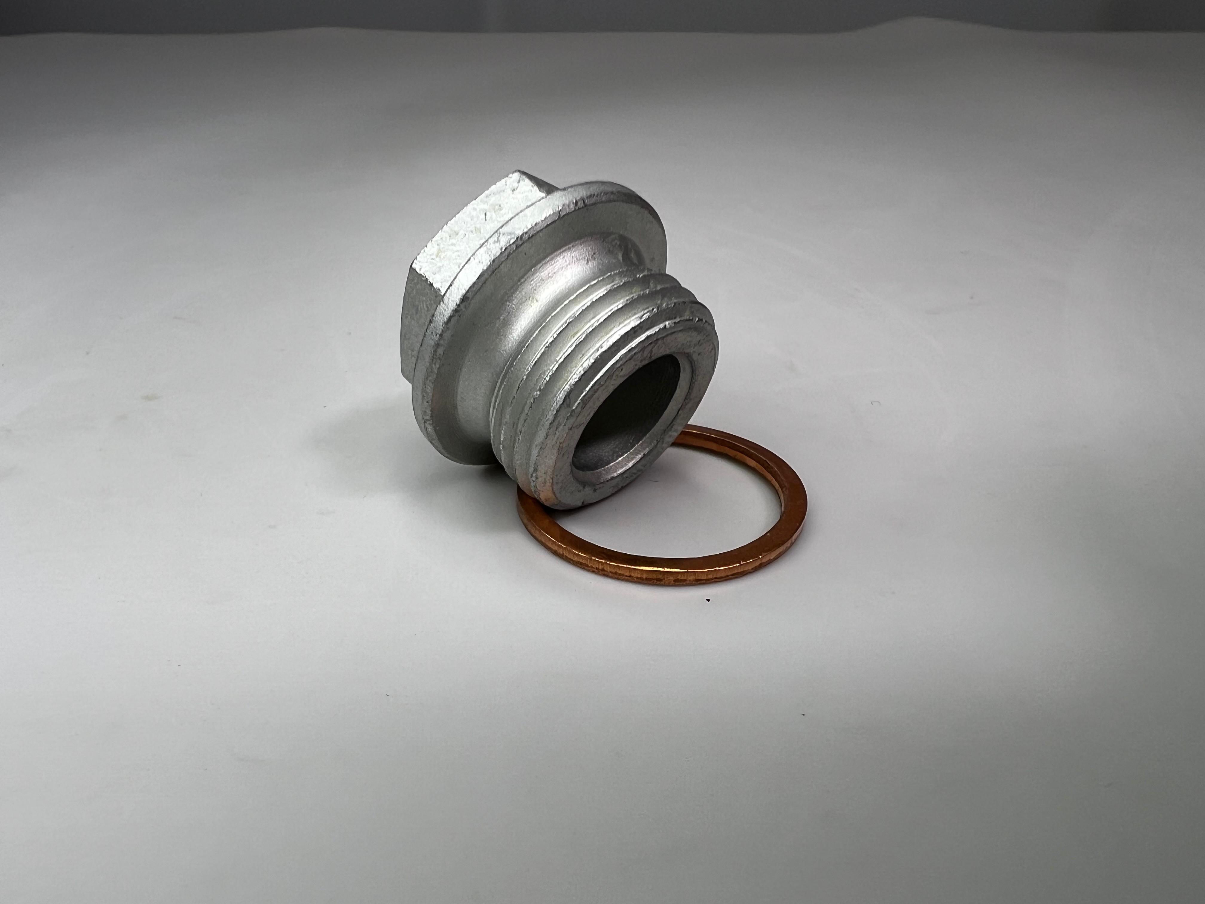 Lambdasonde Verschlussstopfen mit Kupferring  M18 x 1,5