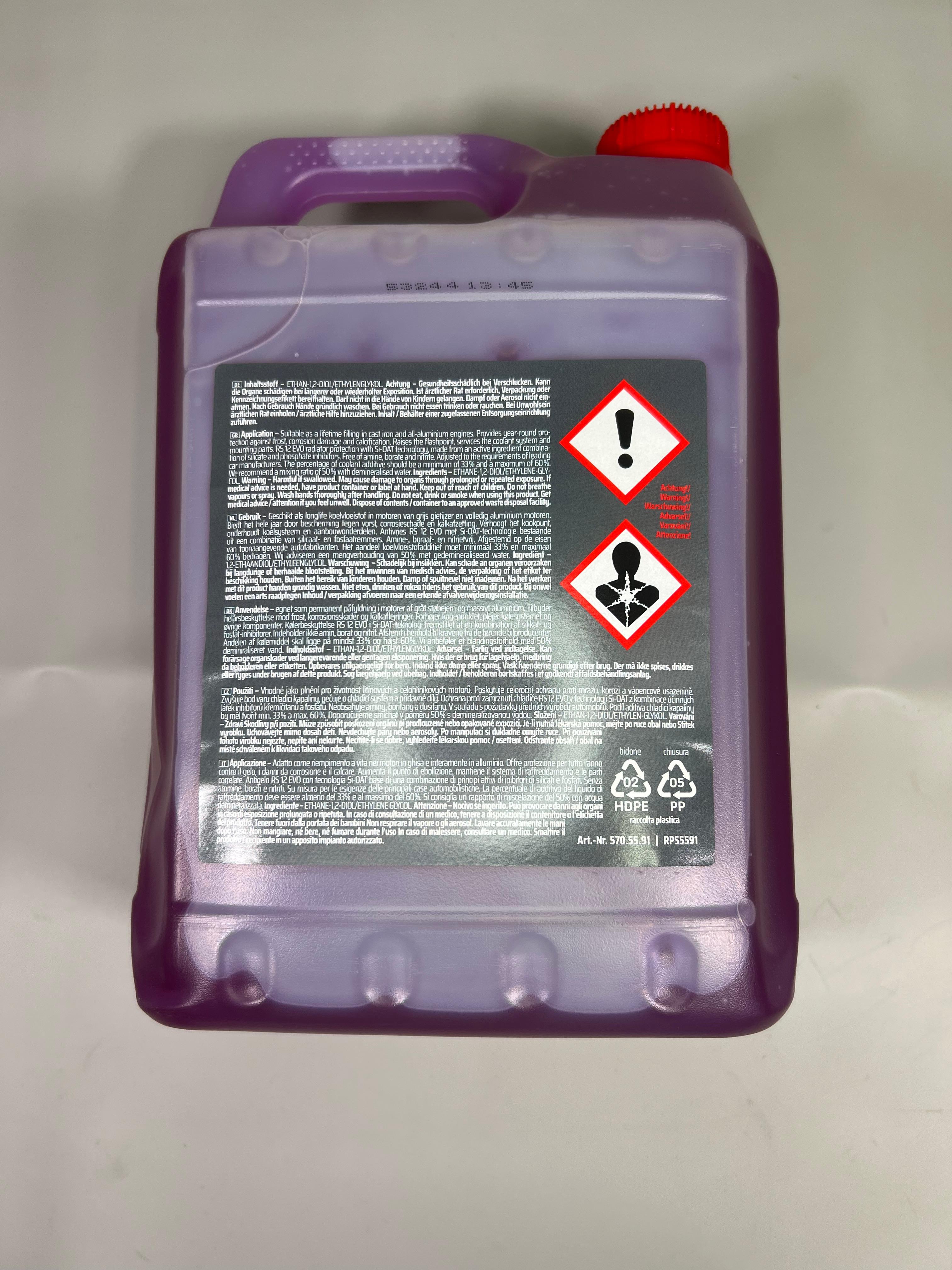 Kühlmittel Kühlerschutz RS12 Evo violett 5 Liter