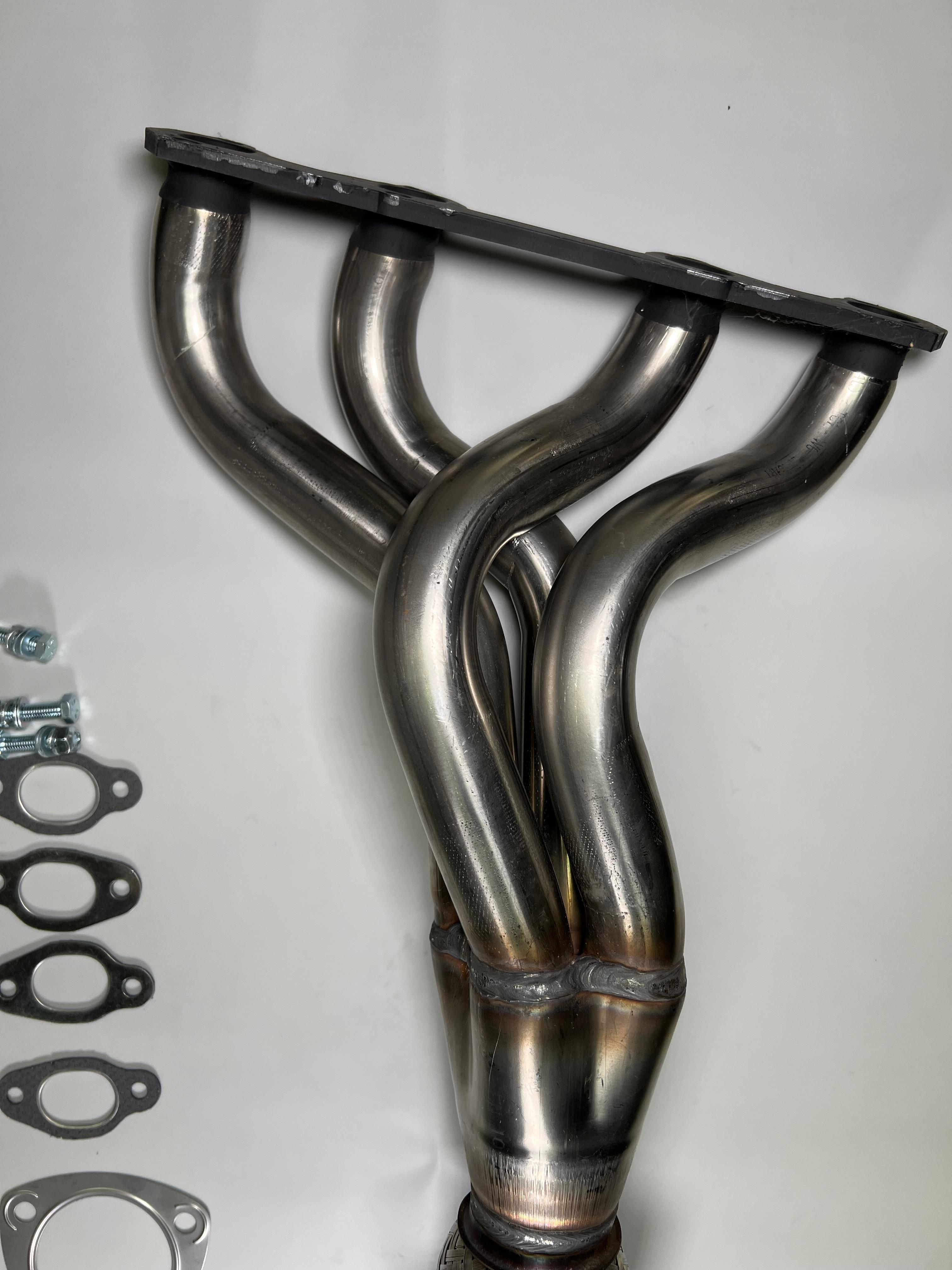 Fächerkrümmer von TeZet aus Edelstahl für VW G60 Golf und Corrado mit Teilegutachten für VW G60