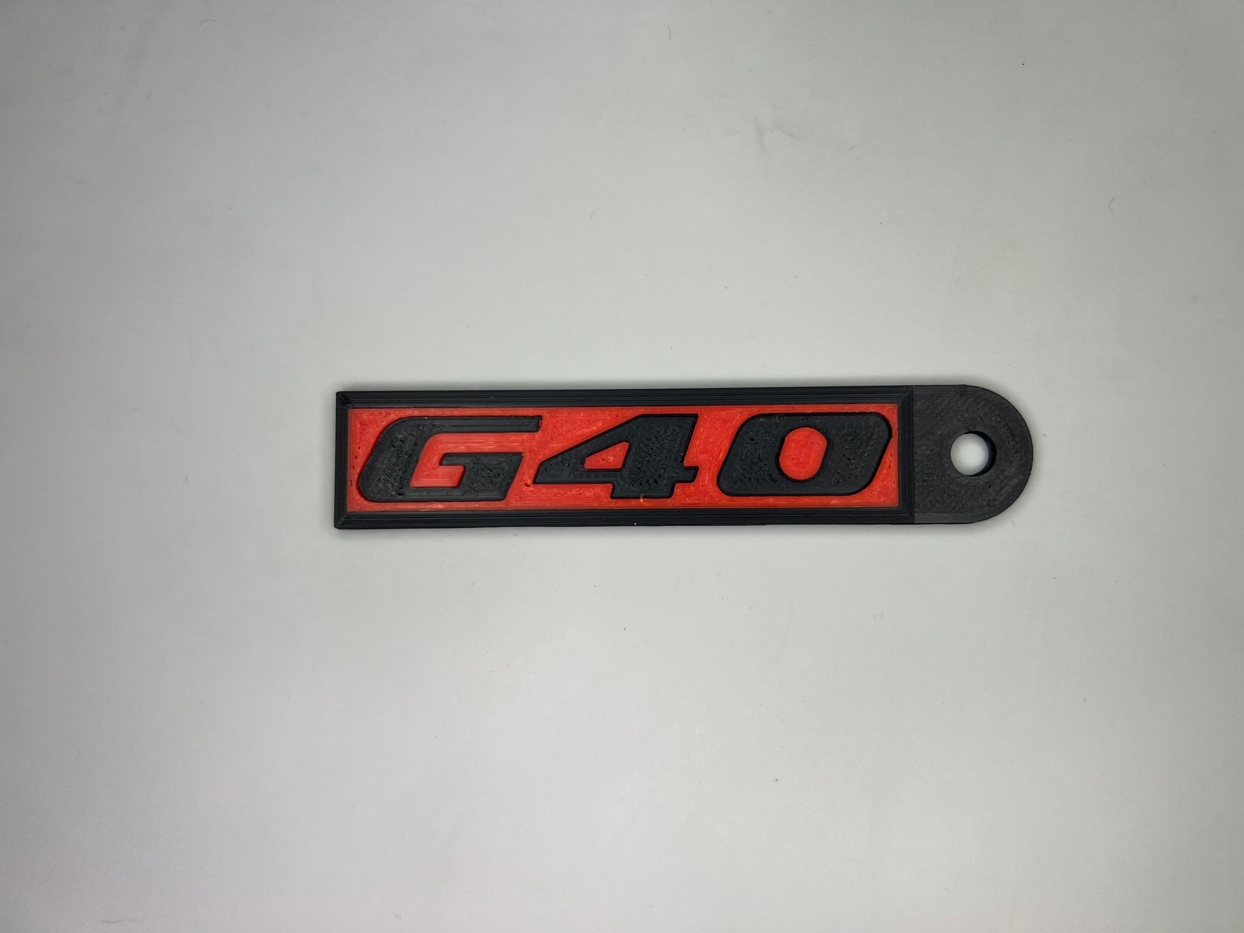 Schlüsselanhänger mit G40 Emblem