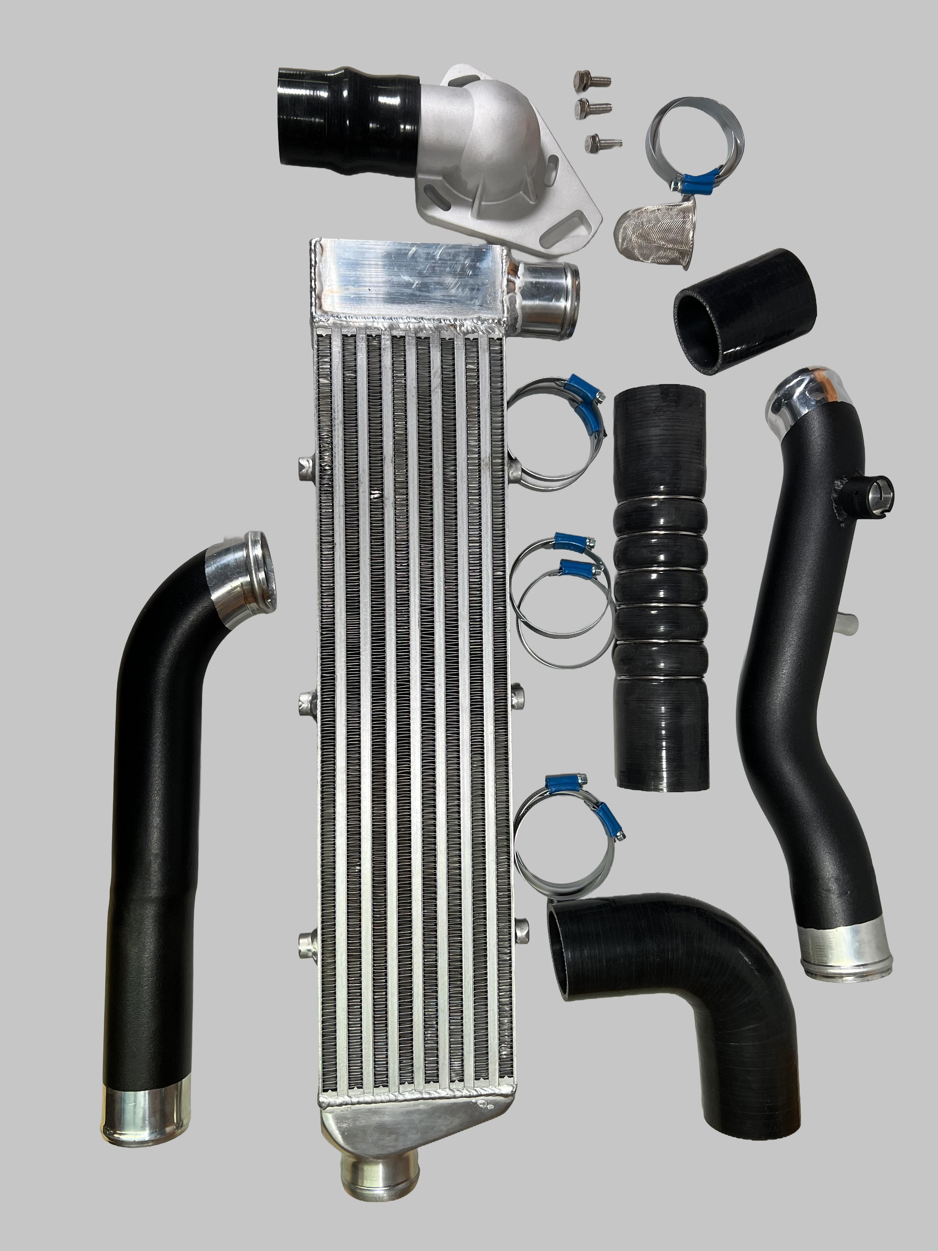Polo II G40 Ladeluftkühler-Kit mit Ladedruckrohre, Auslassbogen und Schläuchen