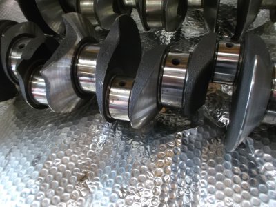 Kurbelwelle Polo 59,0mm Hub ,erleichtert, gereinigt und gewuchtet