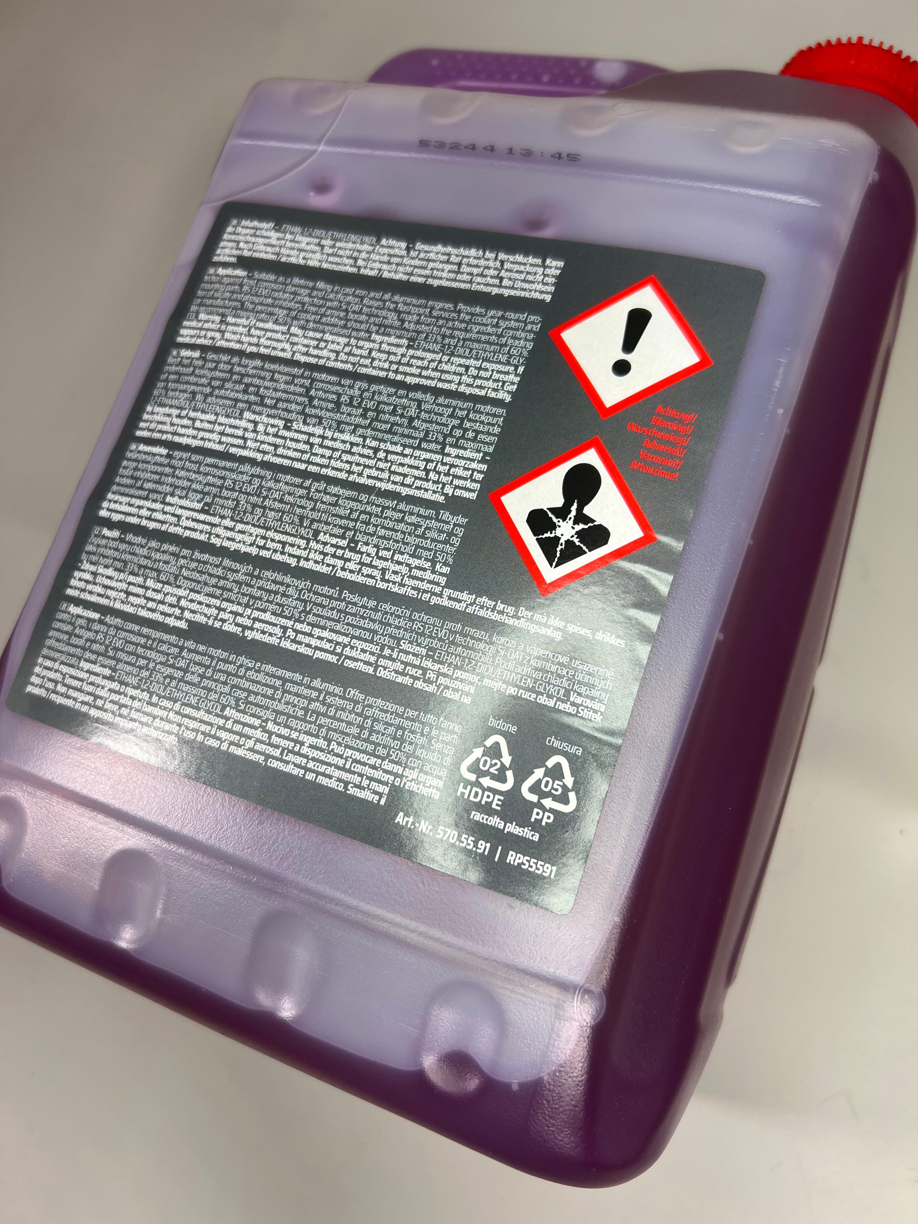 Kühlmittel Kühlerschutz RS12 Evo violett 5 Liter