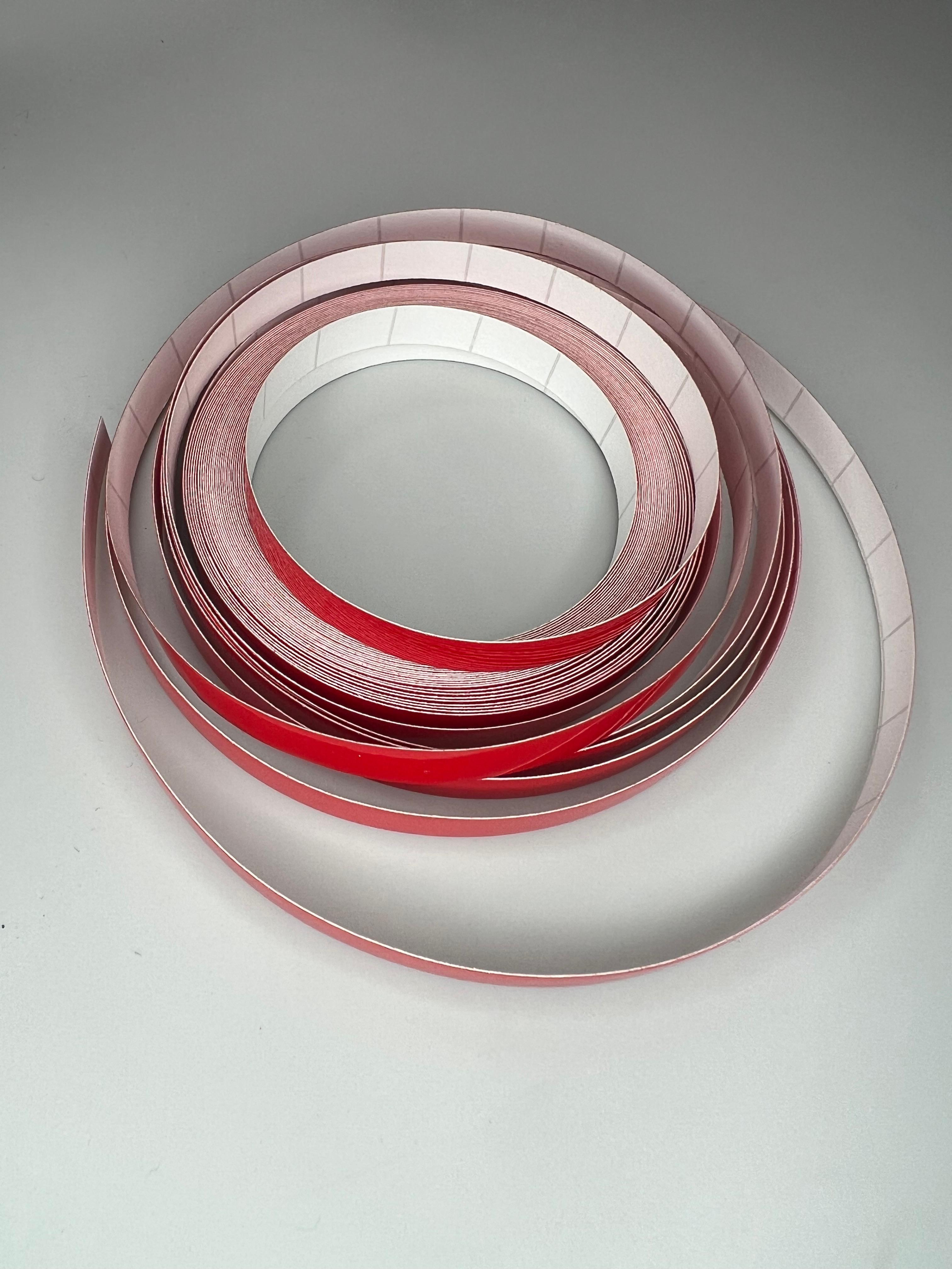 Zierstreifen Rot G40 3F GT für die Stoßfänger Polo III vorne und hinten