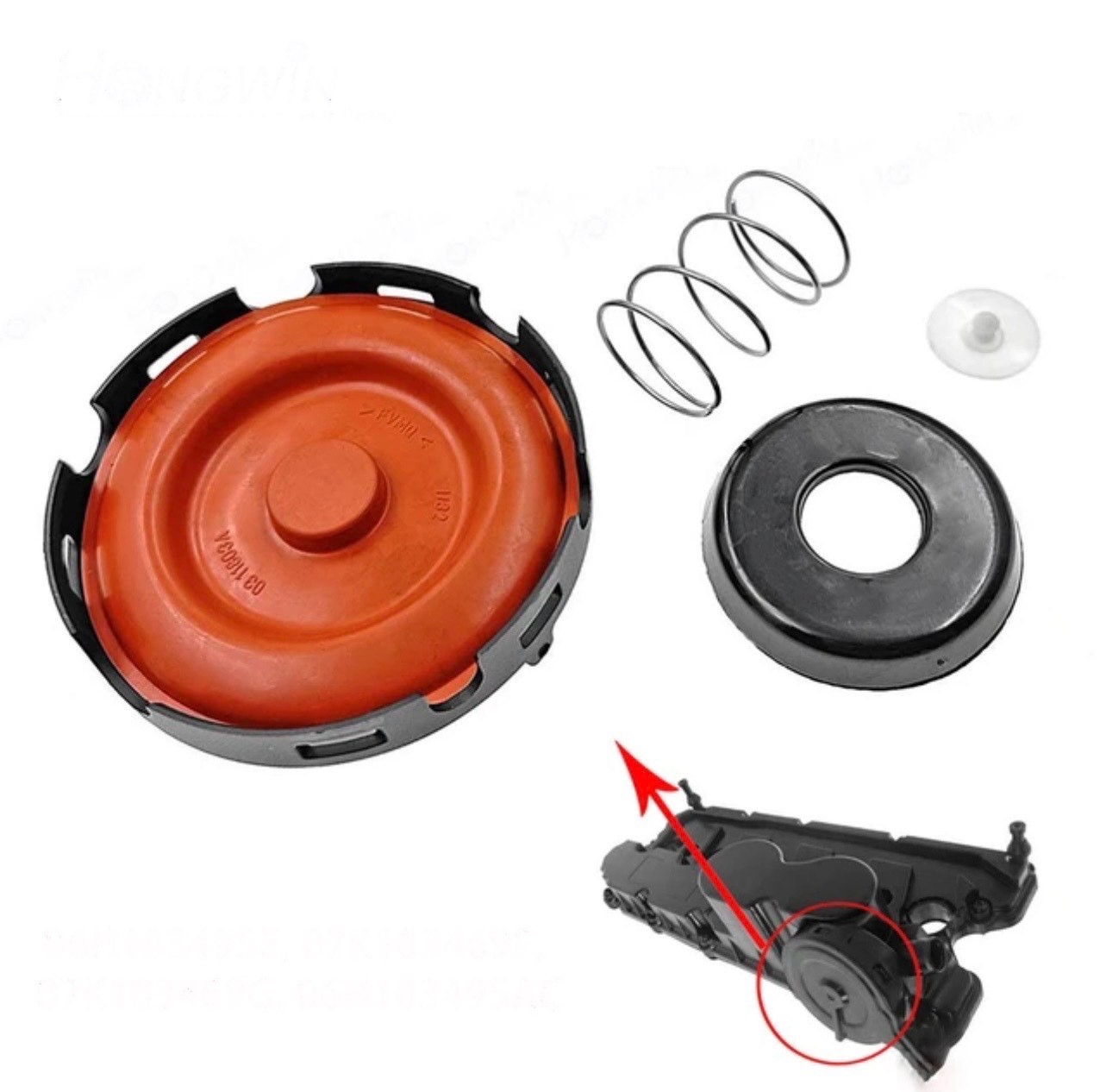 Ventil Membran Kit 0086-064 für VW Golf Jetta Polo  Audi A3 A4 A5 A6 A7   1,4Liter  2,0Liter
