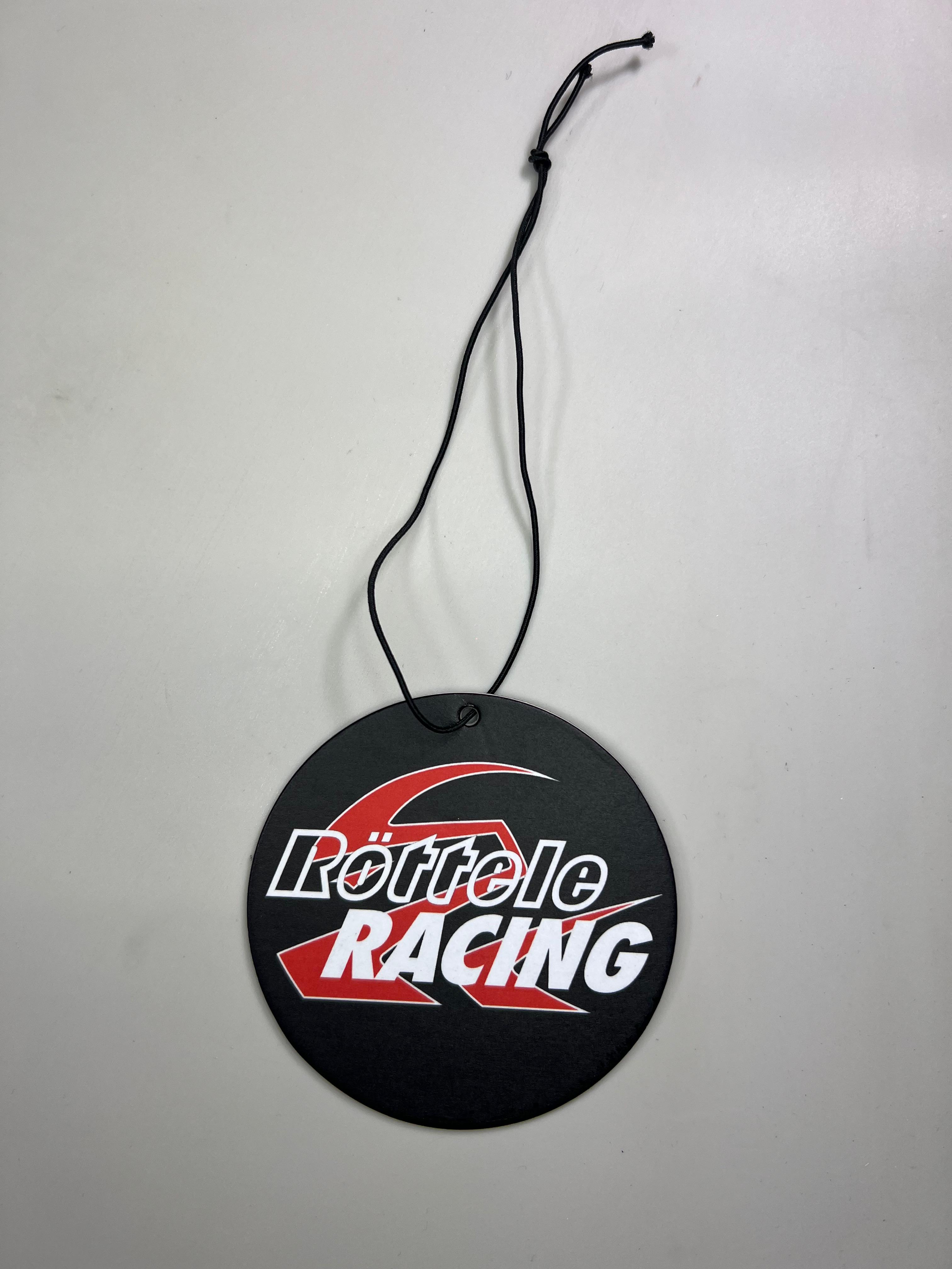 Duftbaum Cherry für den Innenraum mit unserem Logo rund und mit dem Durchmesser 80mm