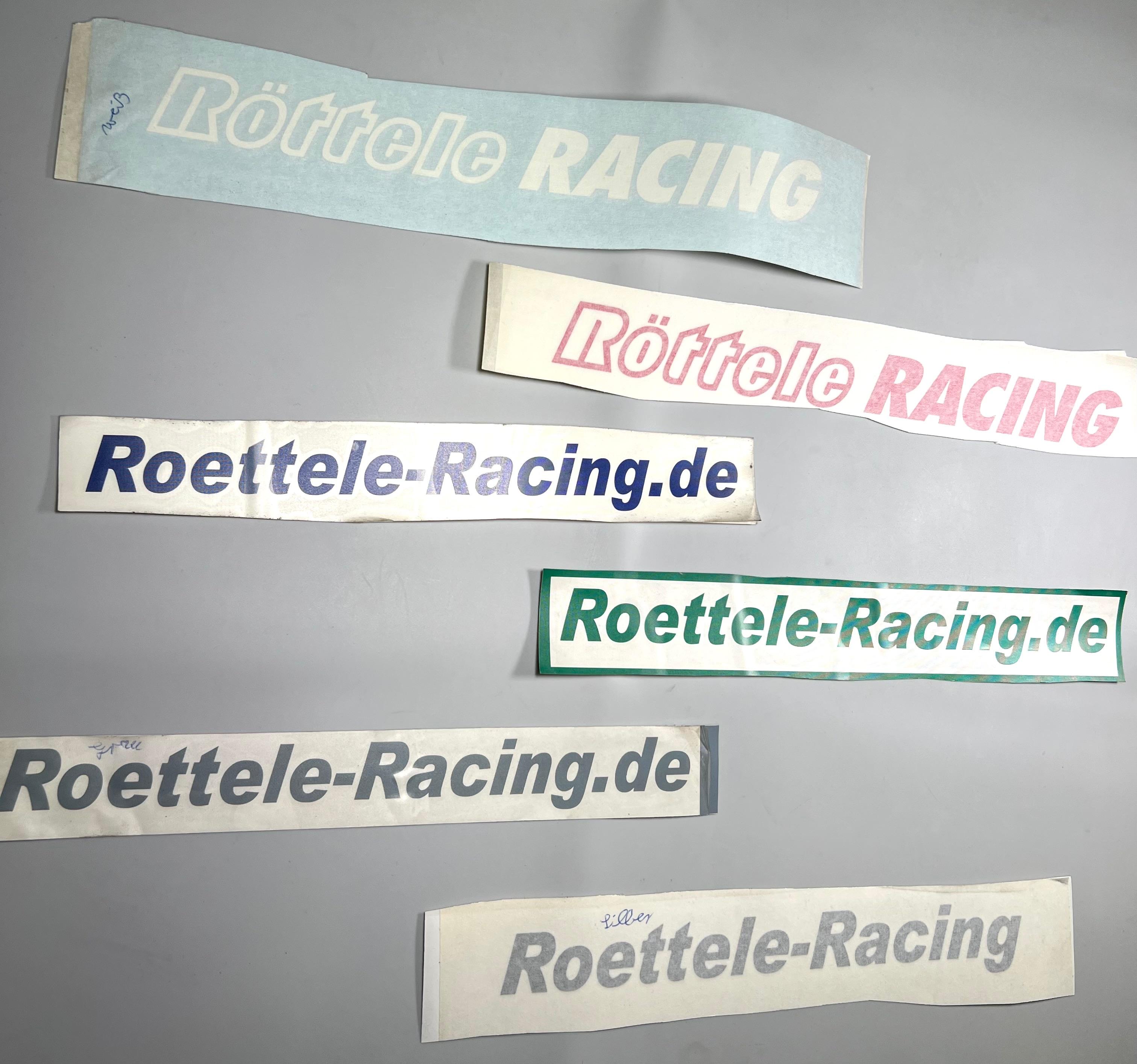 Aufkleber Folienschnitte Röttele-Racing 300 mm