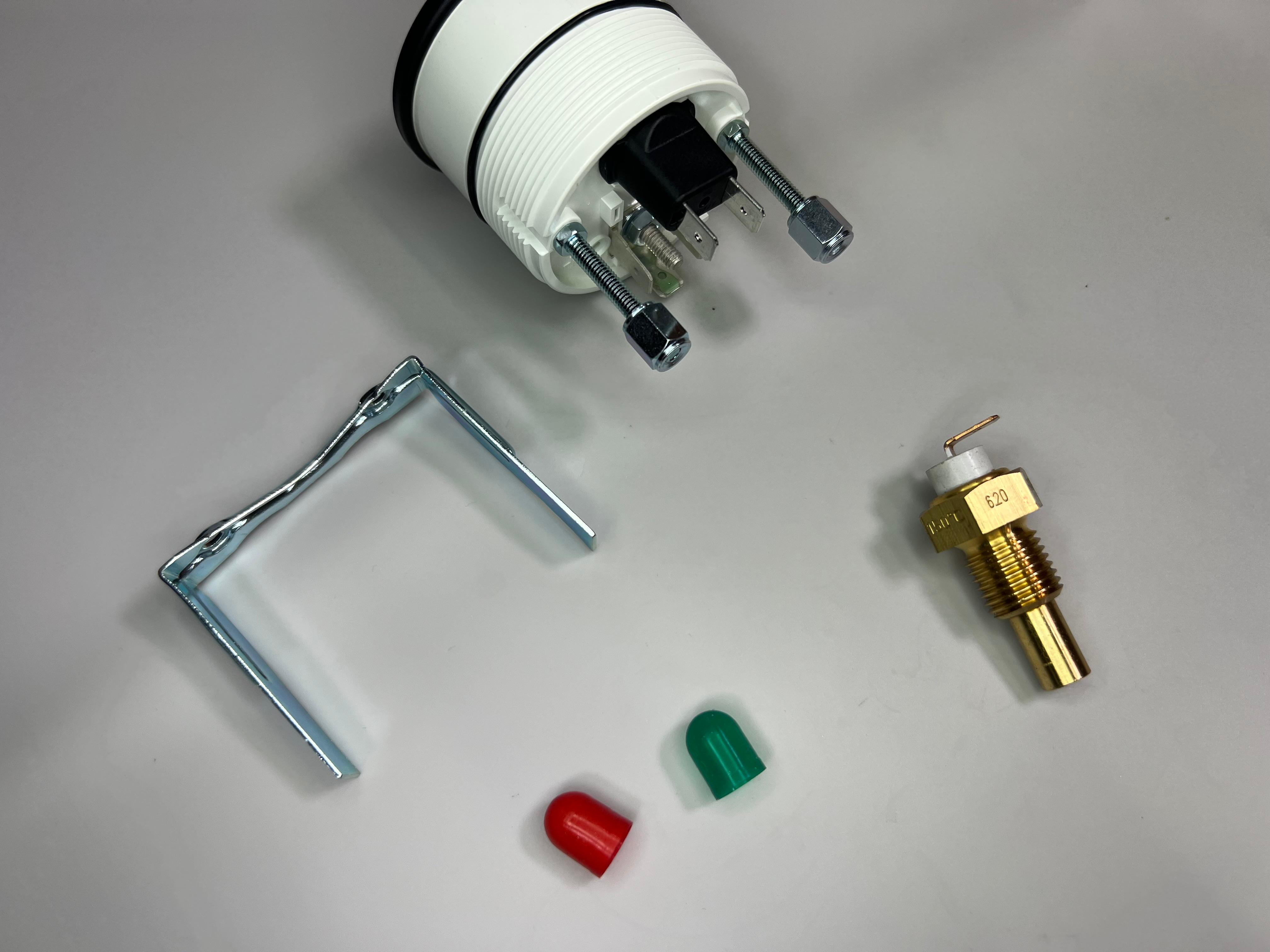 Öltemperaturanzeige mit dem Sensor in der Ölwanne