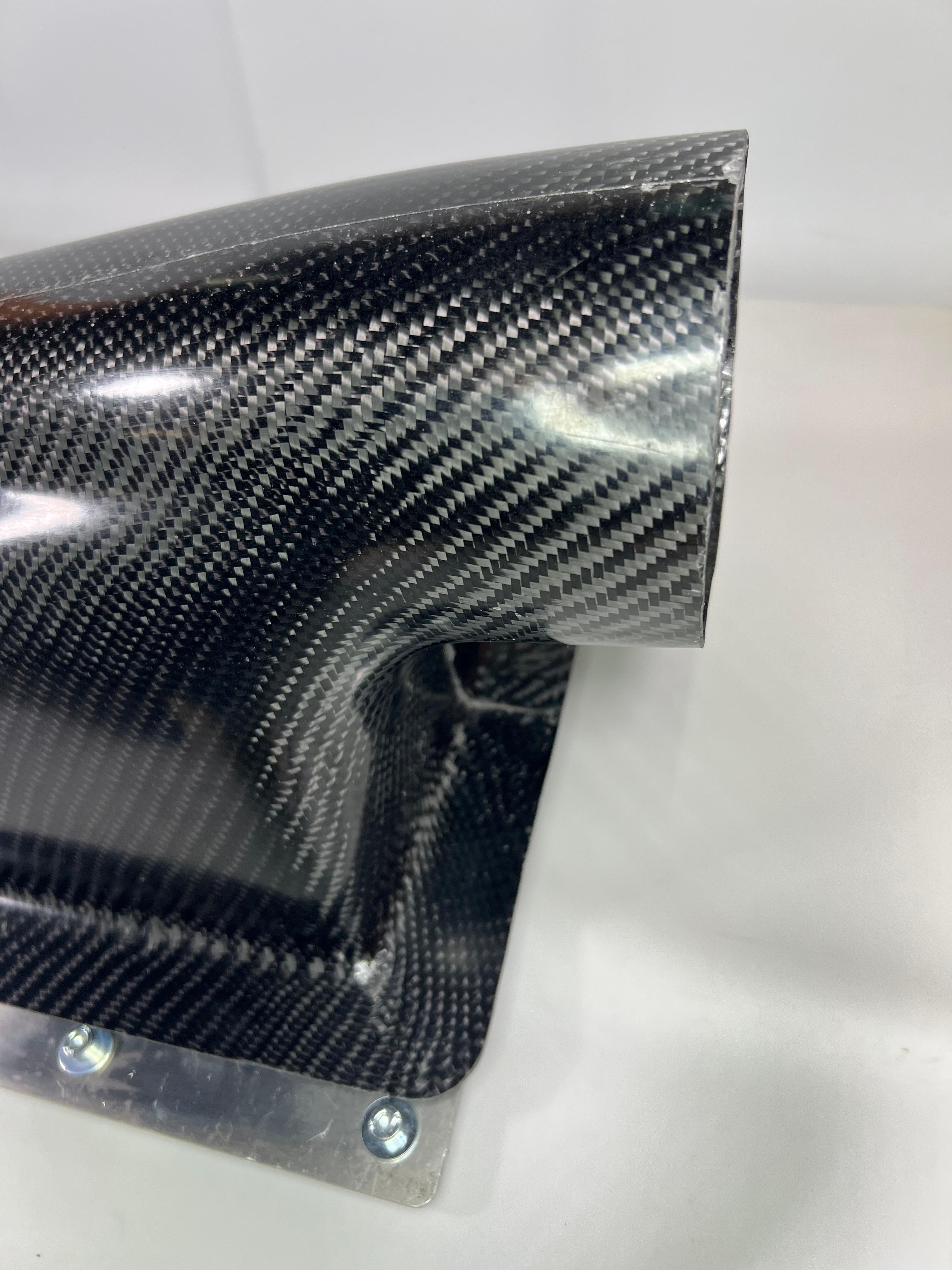 Carbon Airbox Luftsammler klein für unsere Polo und Golf mit Einzeldrosselanlage oder Doppelvergaser