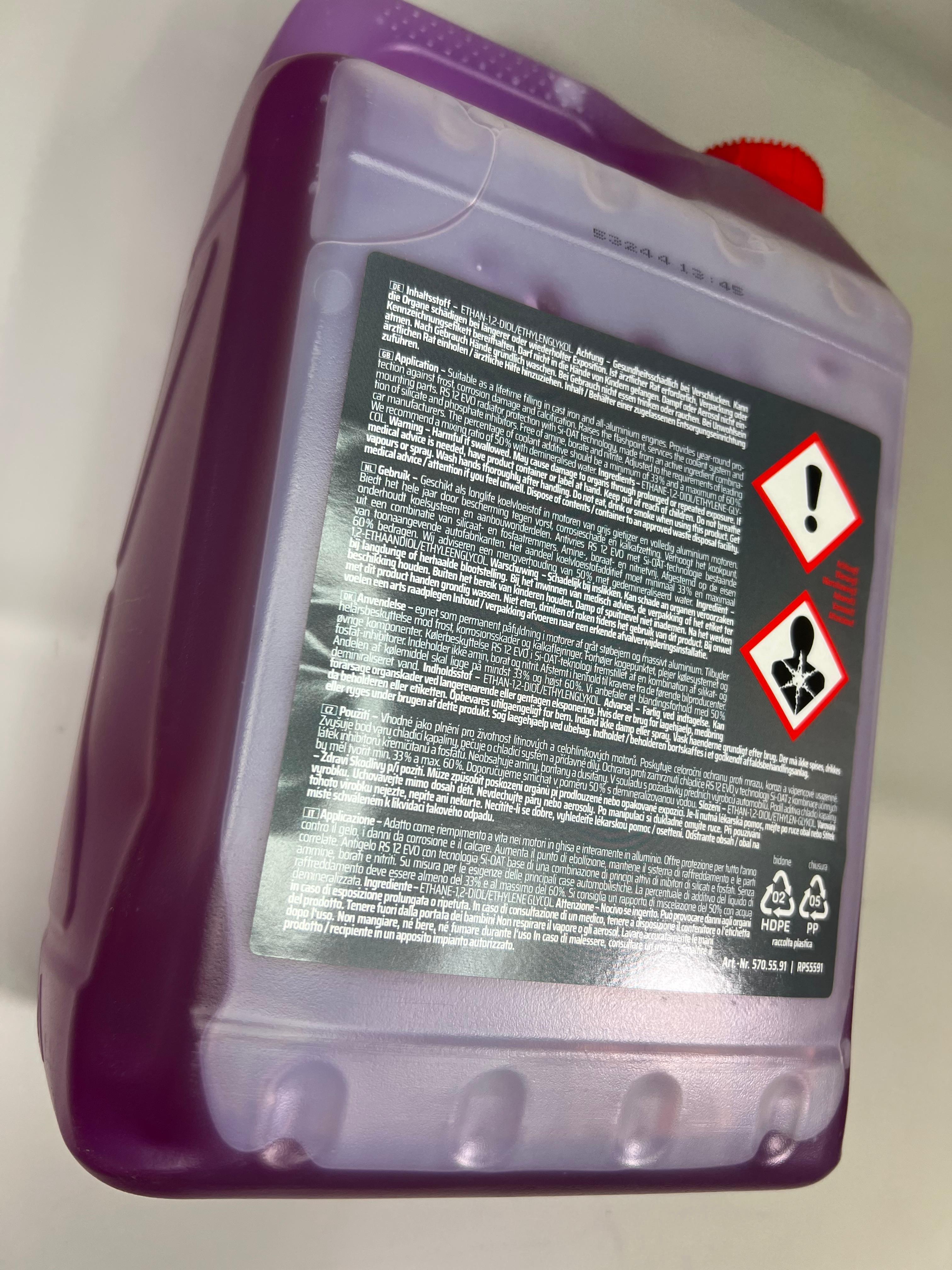 Kühlmittel Kühlerschutz RS12 Evo violett 5 Liter