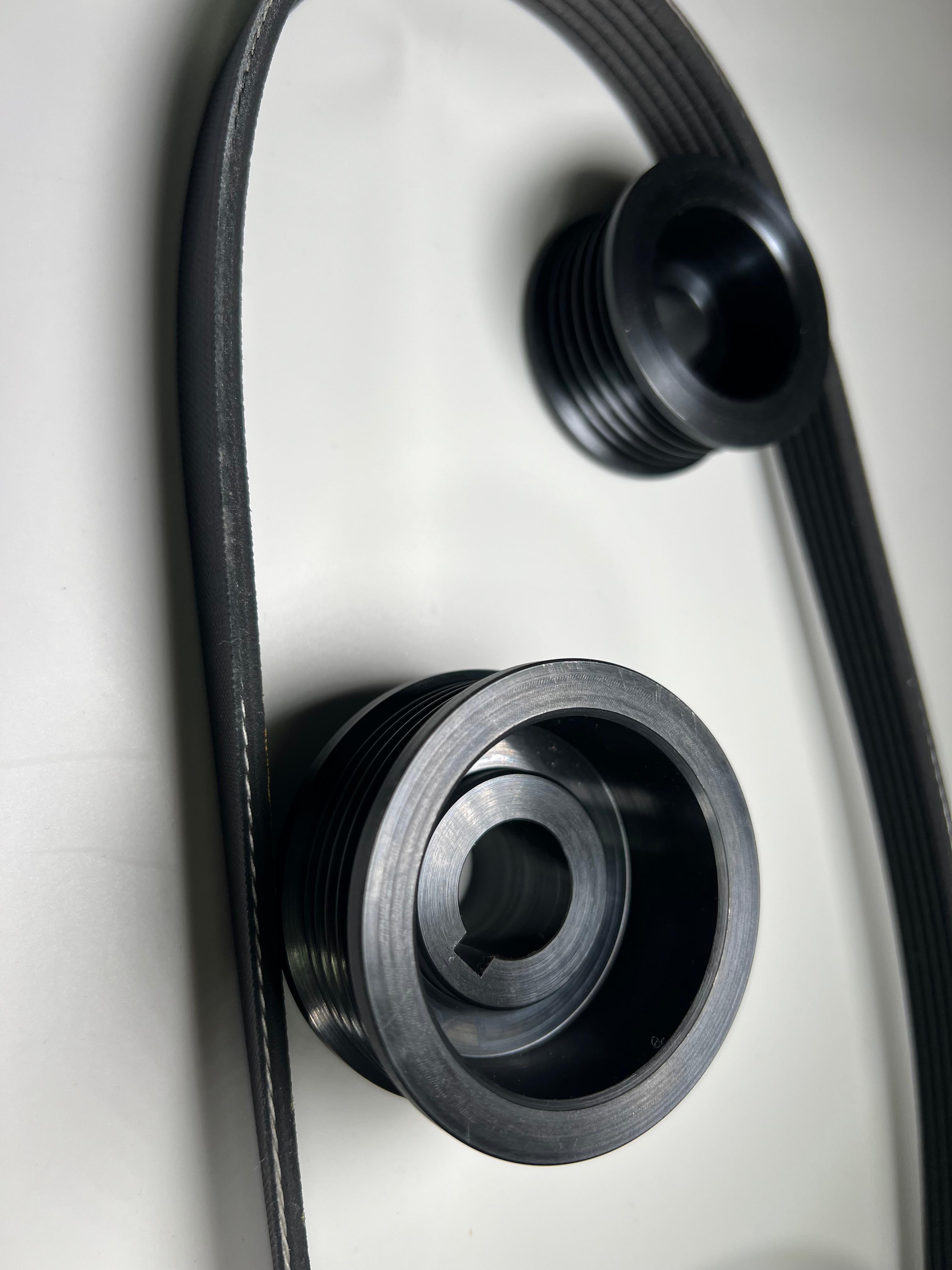 Riementrieb 6PK mit Chip und 65er Laderrad für Polo G40 Motoren