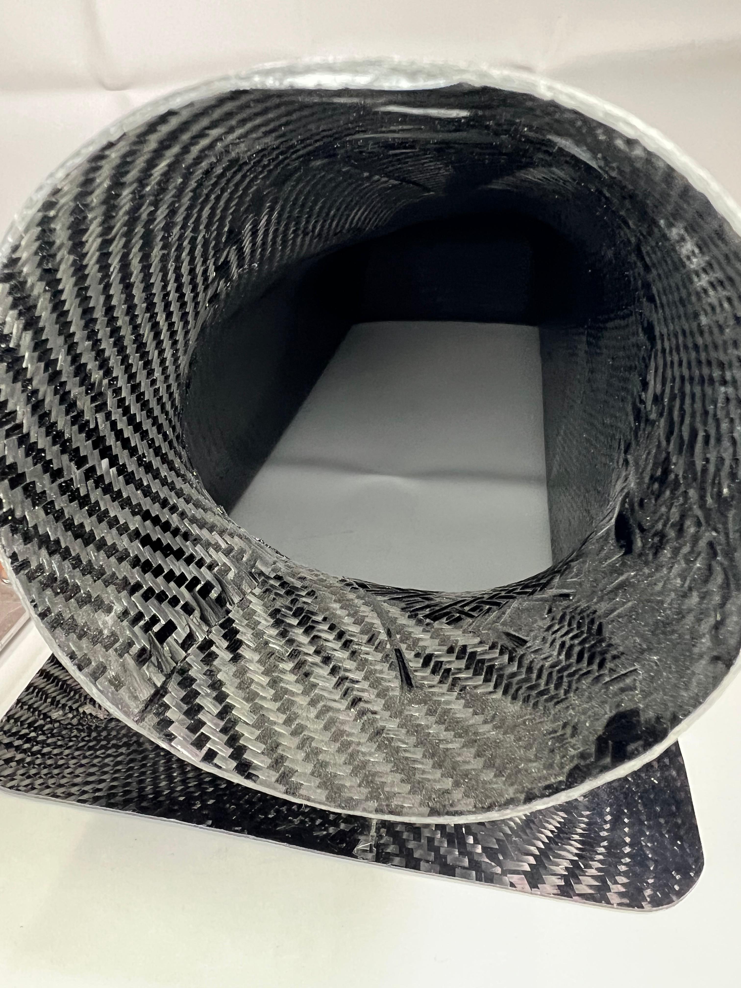 Carbon Airbox Luftsammler klein für unsere Polo und Golf mit Einzeldrosselanlage oder Doppelvergaser