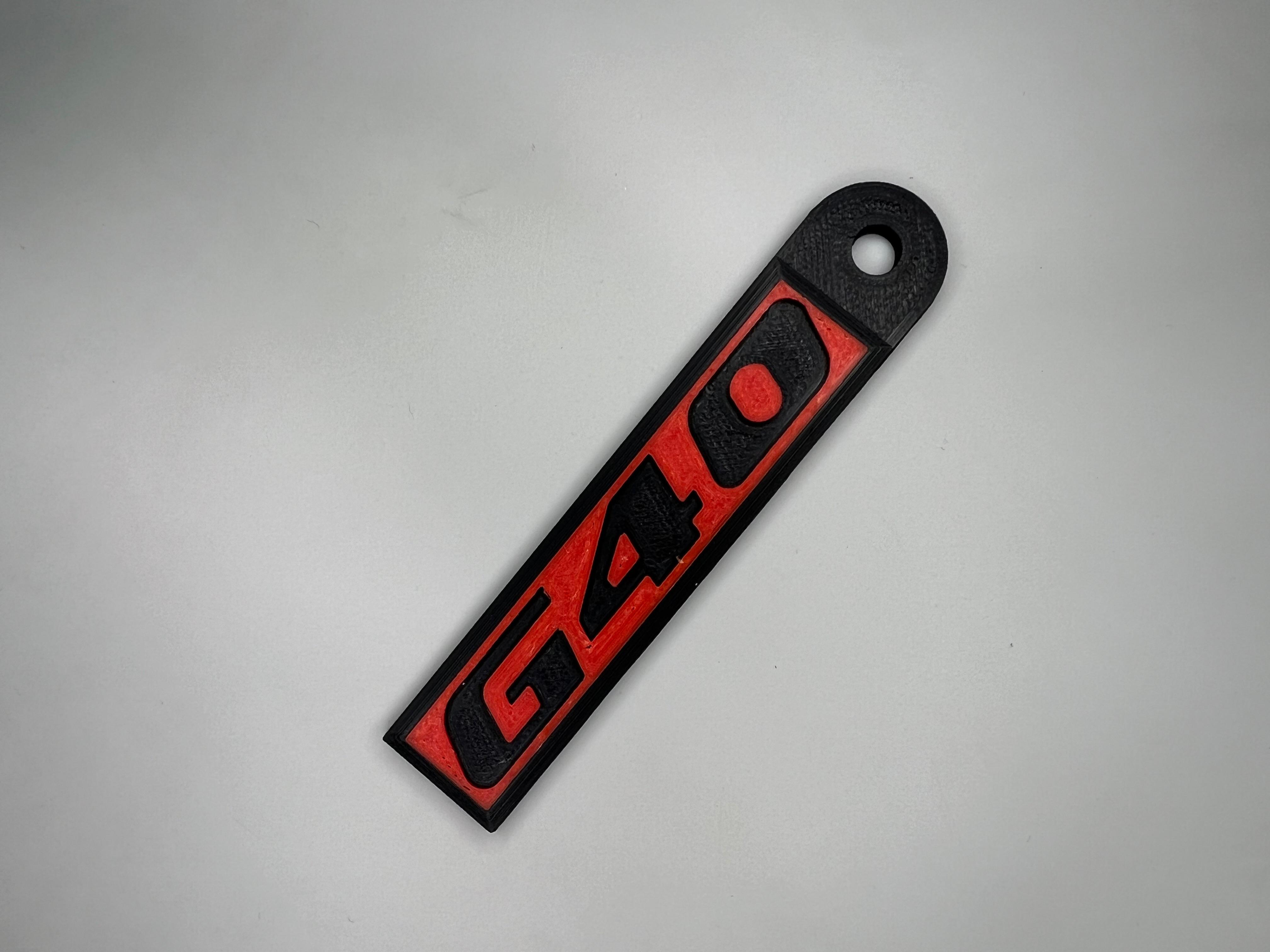 Schlüsselanhänger mit G40 Emblem