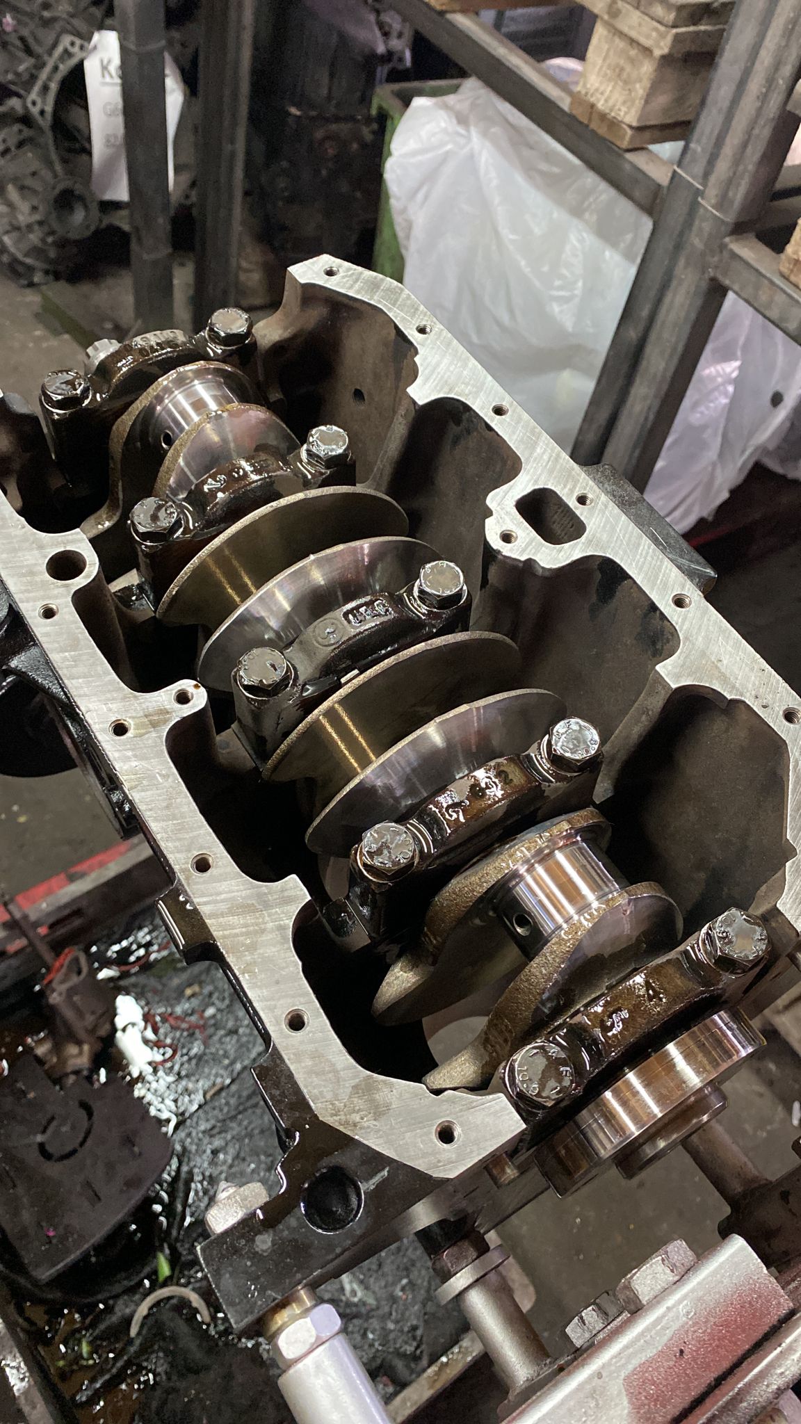 Motorblock für Polo G40 1340ccm mit Wiseco Kolben,K1 Pleuel