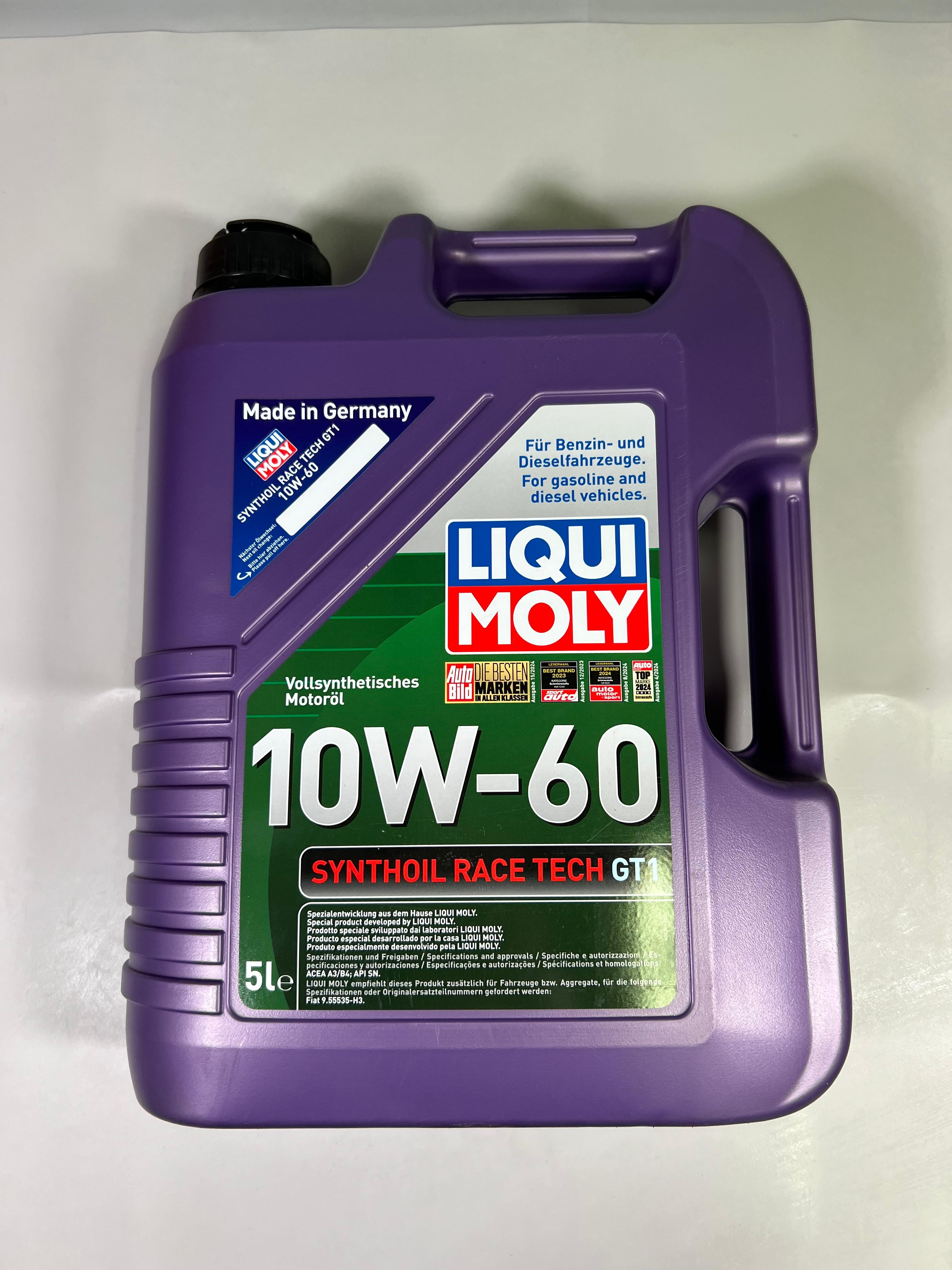 Motorenöl für G40 und G60 Motoren 10W 60 Liqui Moly Racing öl 5 Liter