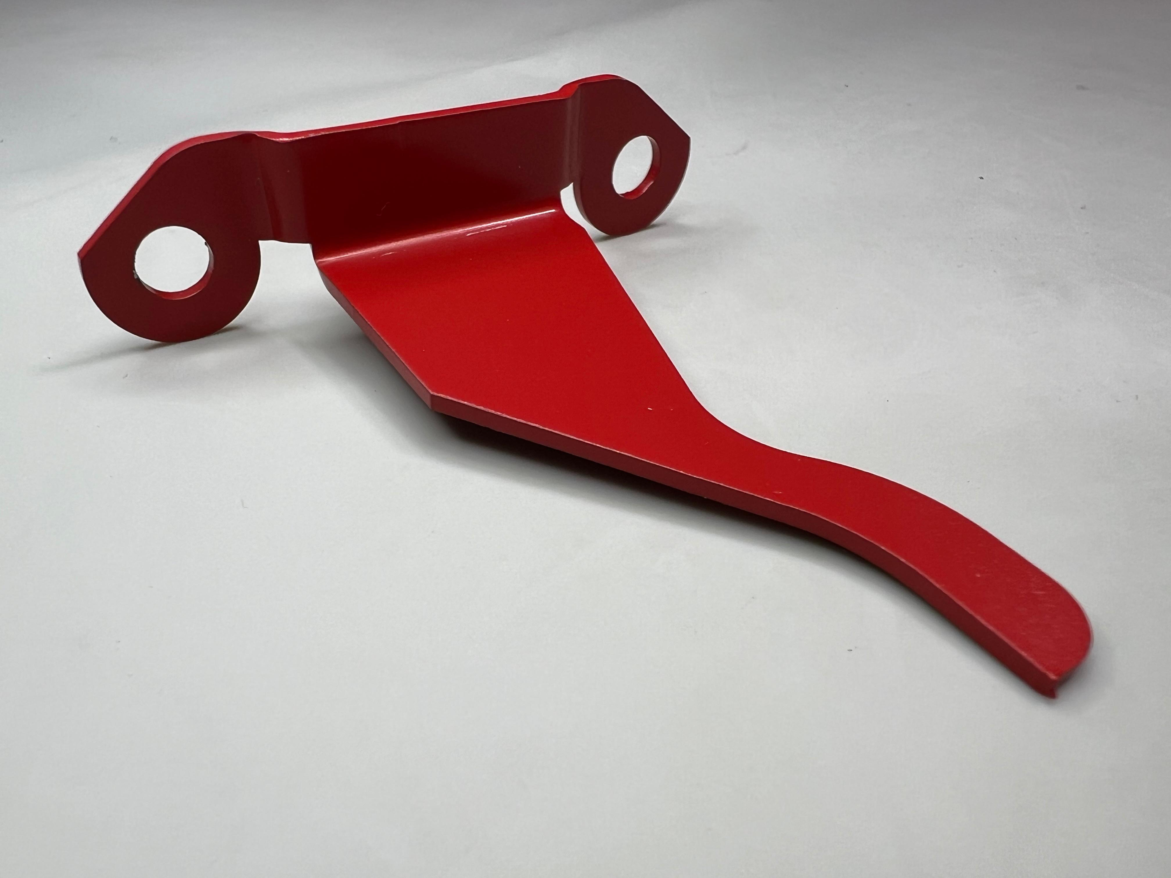 Markierungsblech Kurbelwellenrad O.T. Markierung Polo G40 PY in der Farbe Rot